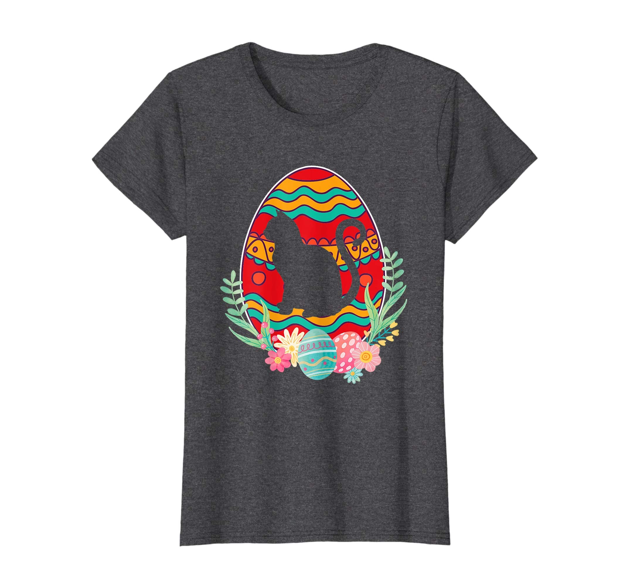 Funny Cat Easter Eggs T-Shirt Gifts for Kids Men Women