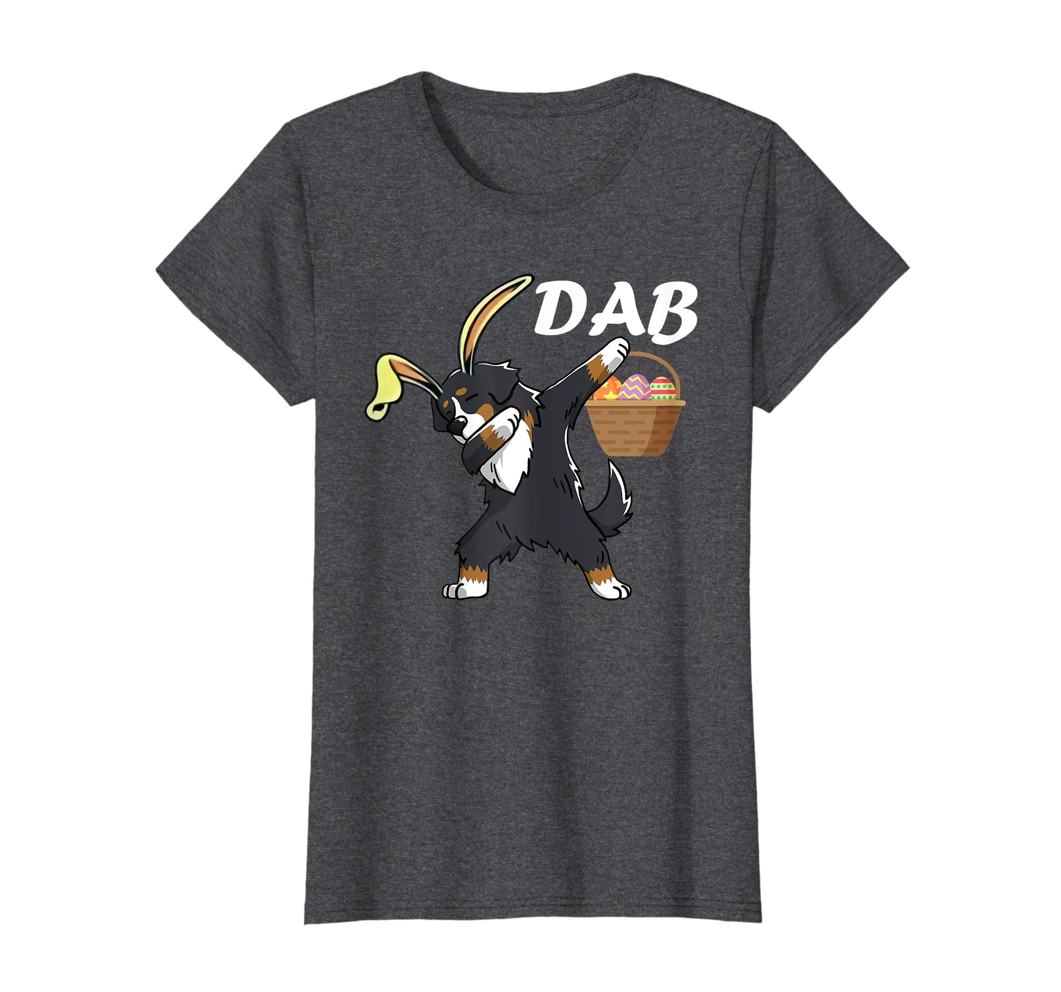 dog mittelschnauzer dabbing easter egg shirt