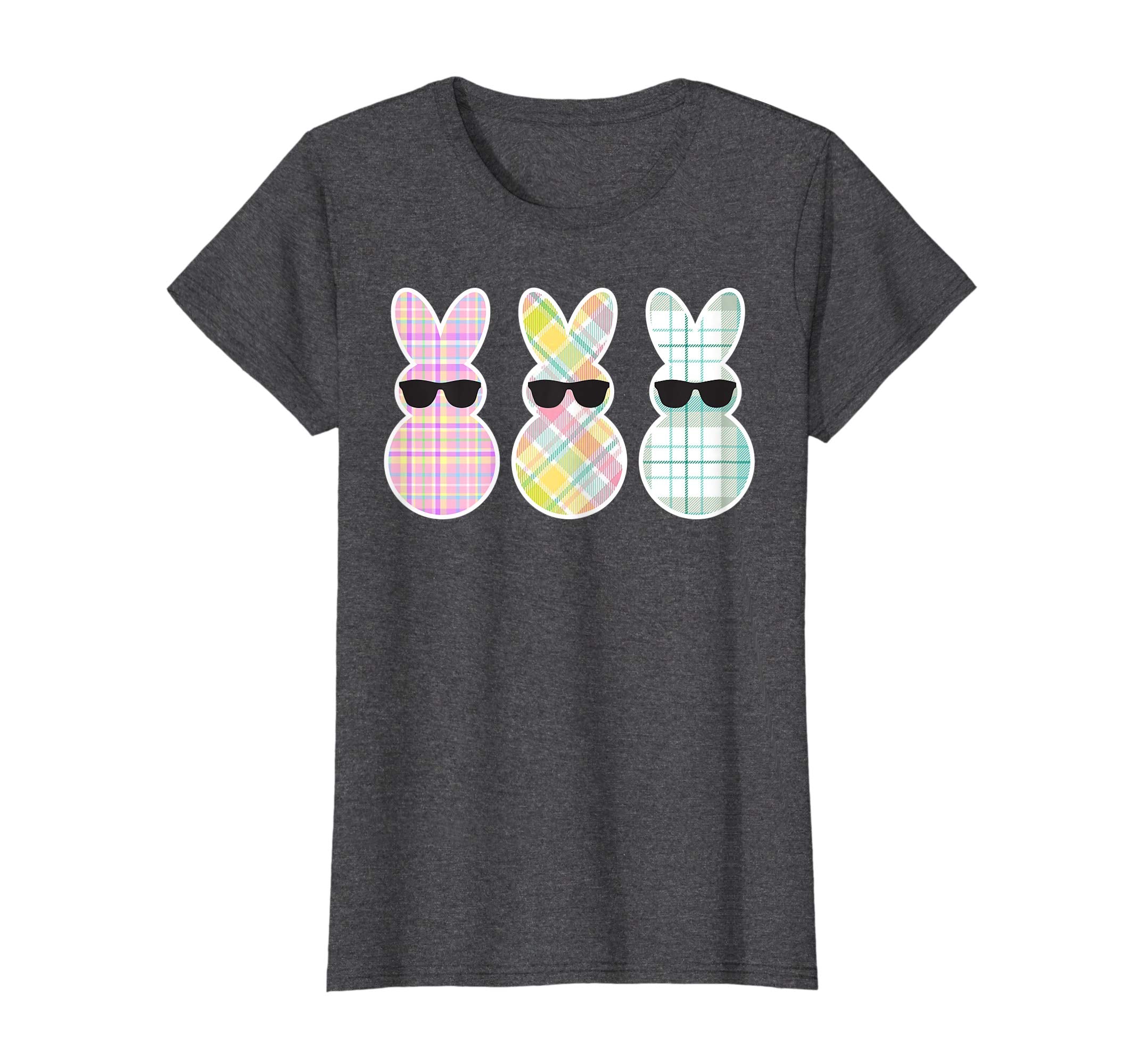 Cute Peeps- Bunny Easter Plaid T shirt -Happy Easter Gift