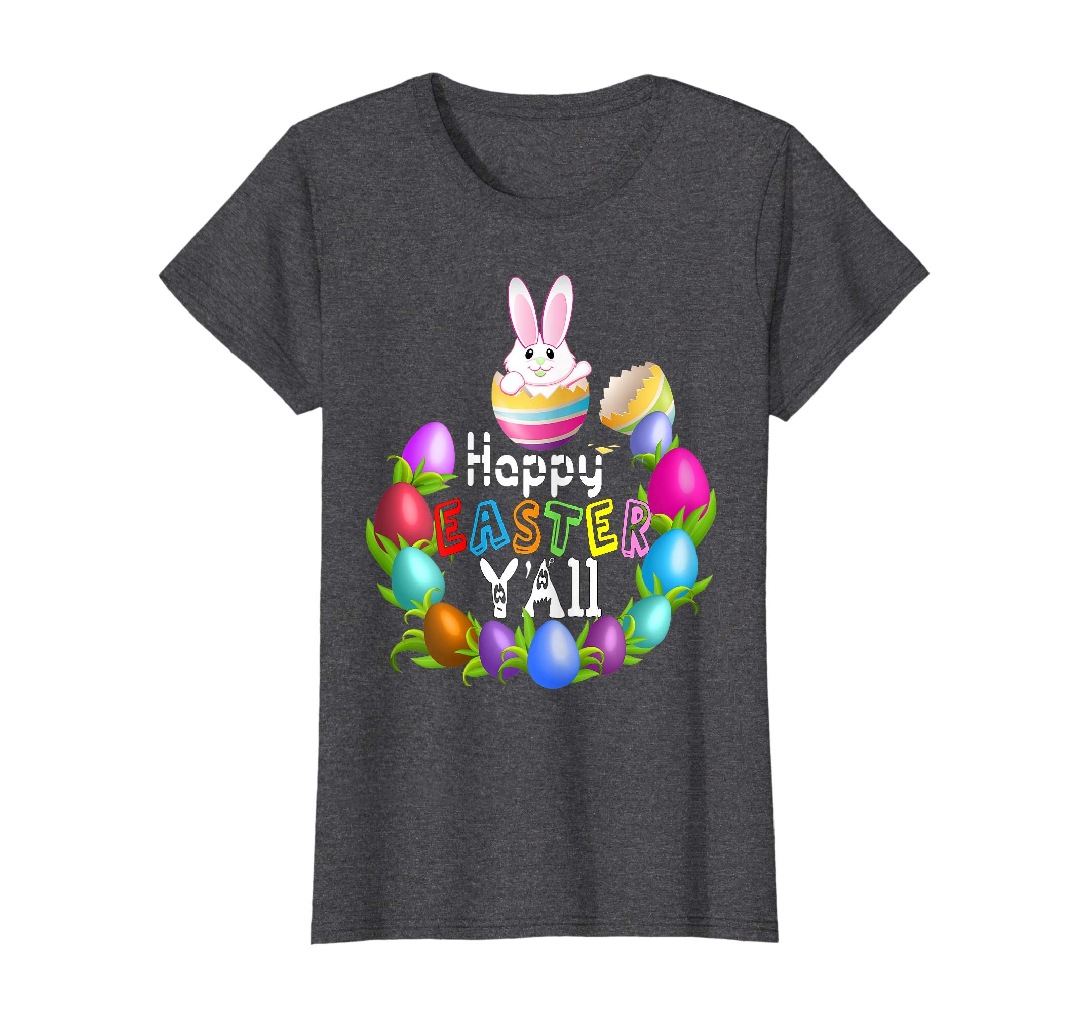 HAPPY EASTER Y'all Shirt Egg Hunt Bunny Shirt Women Men Kids
