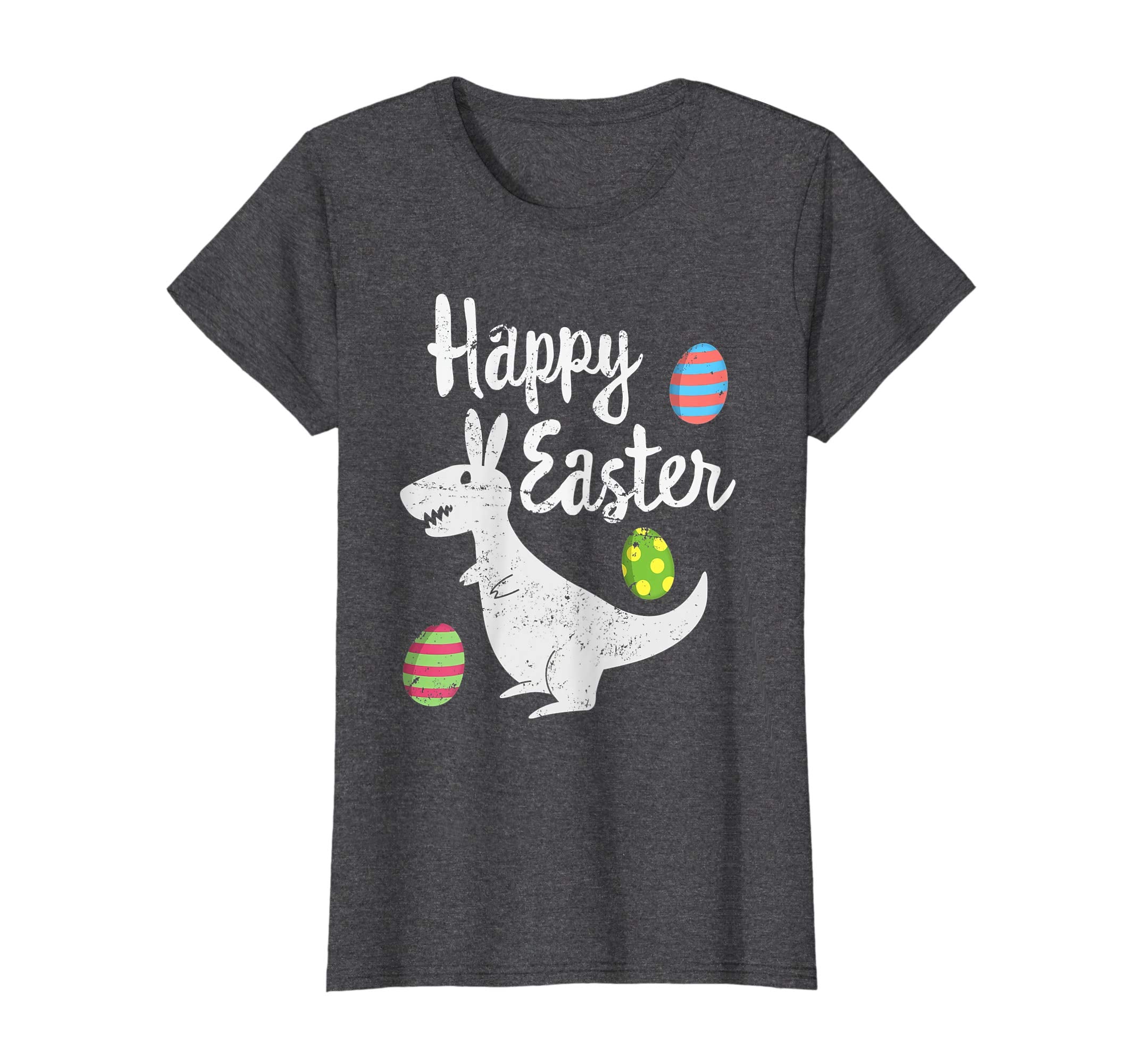 Happy Easter Dinosaur Tee shirt with Easter Eggs T shirt
