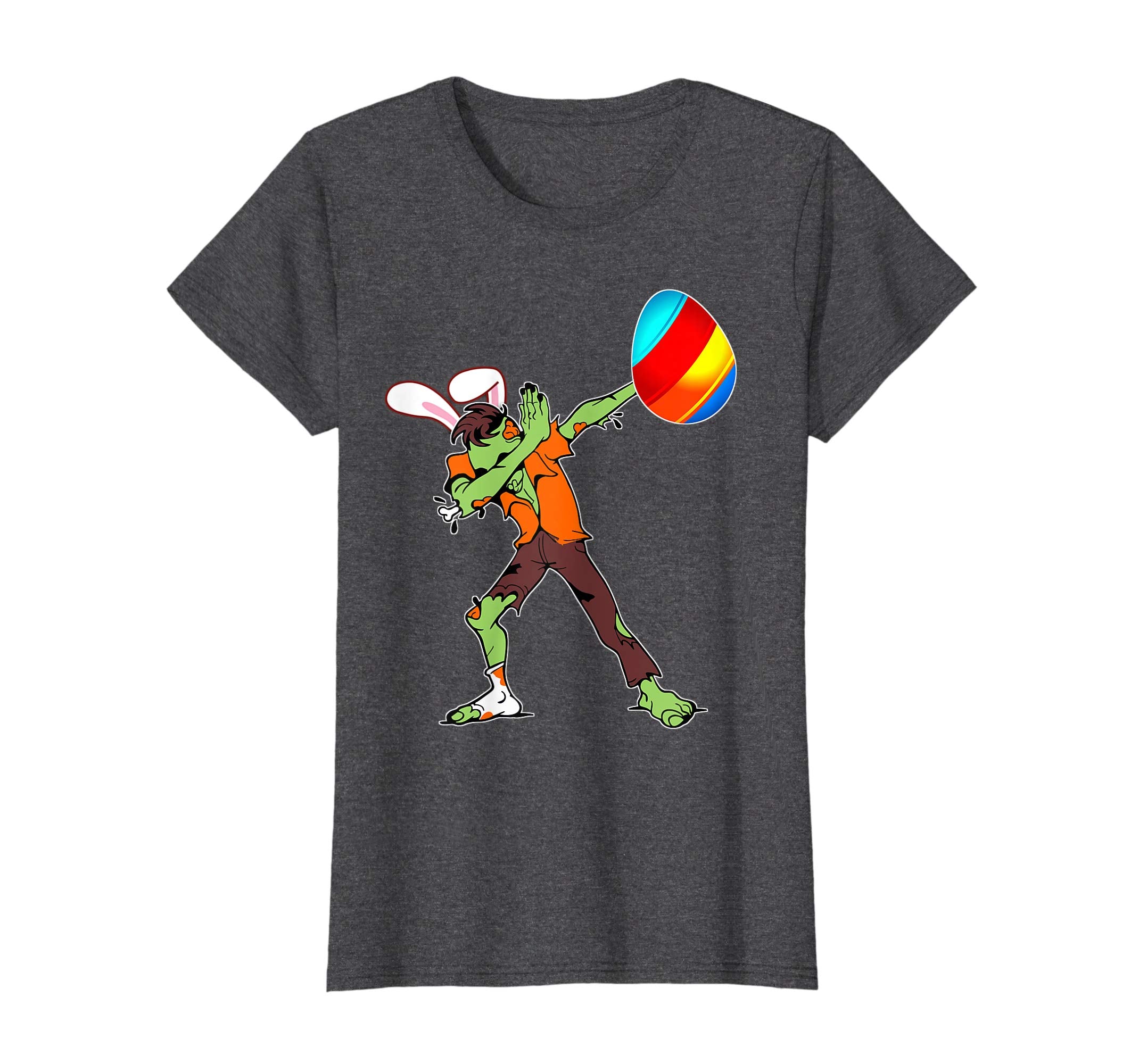 Easter Bunny Dabbing Zombie Tshirt Egg Ears Undead Gift