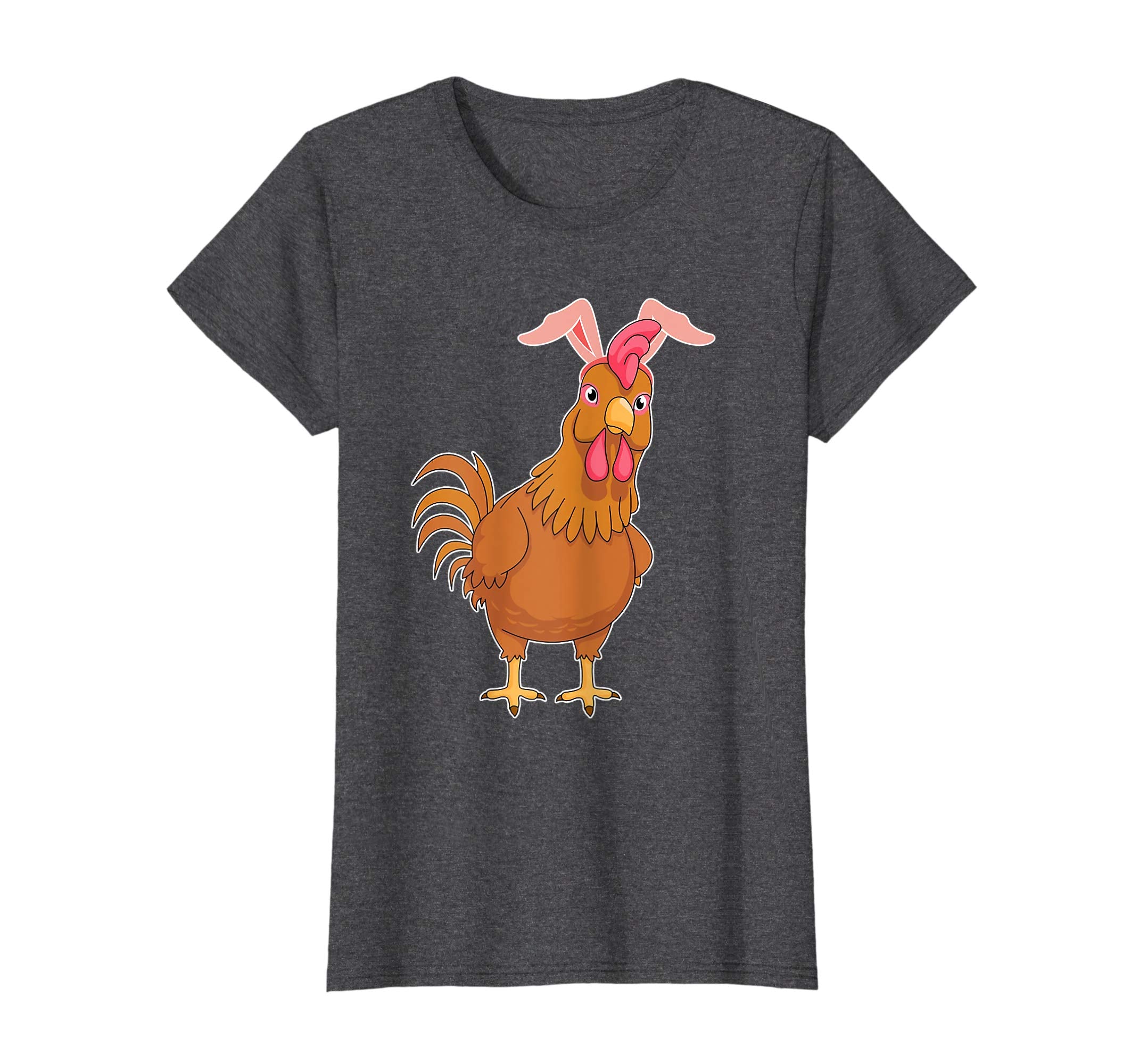 Chicken Hen Easter Bunny Rabbit Ears Funny TShirt