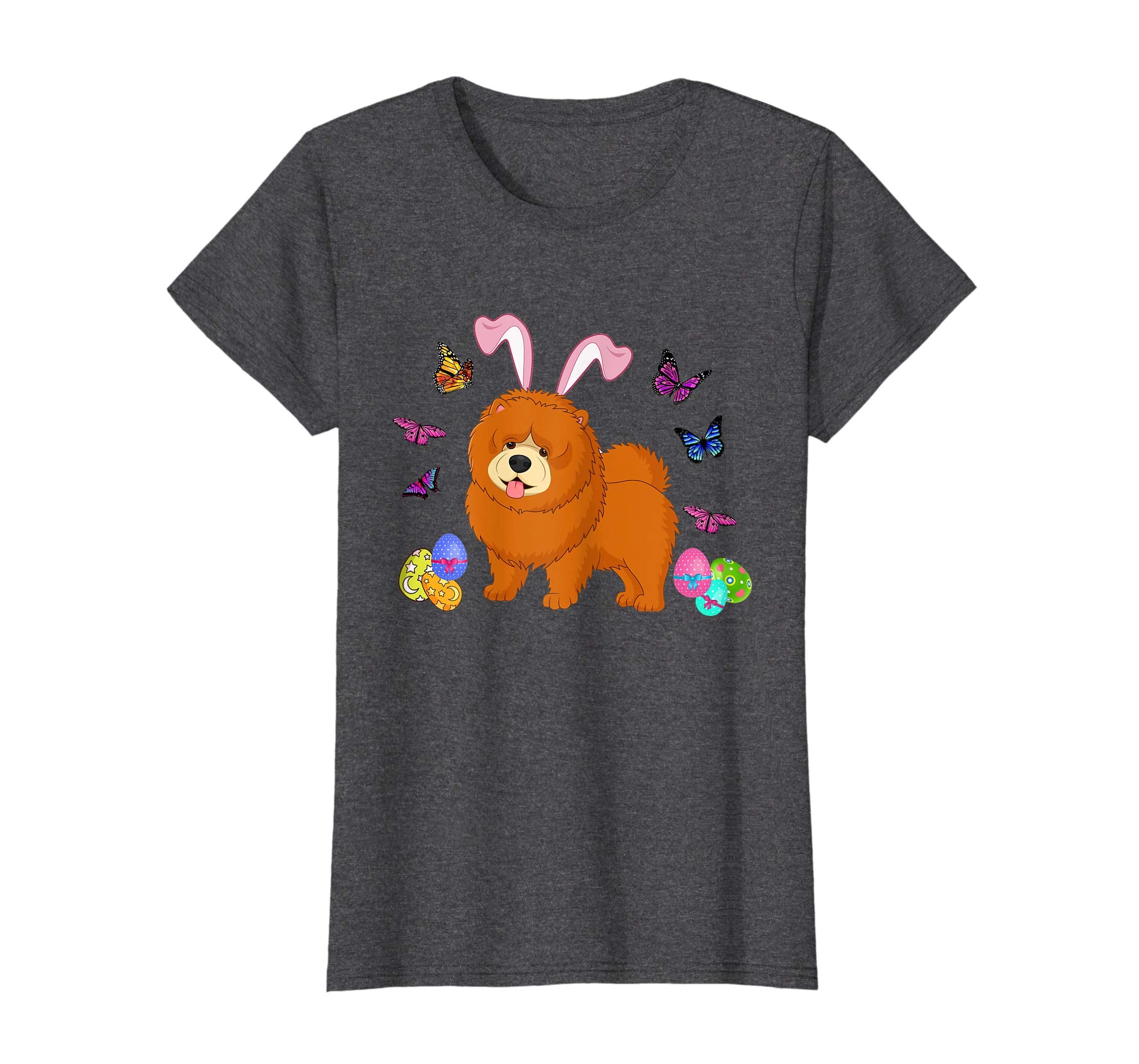 Chow Chow Bunny Rabbit Happy Easter Day T-Shirt