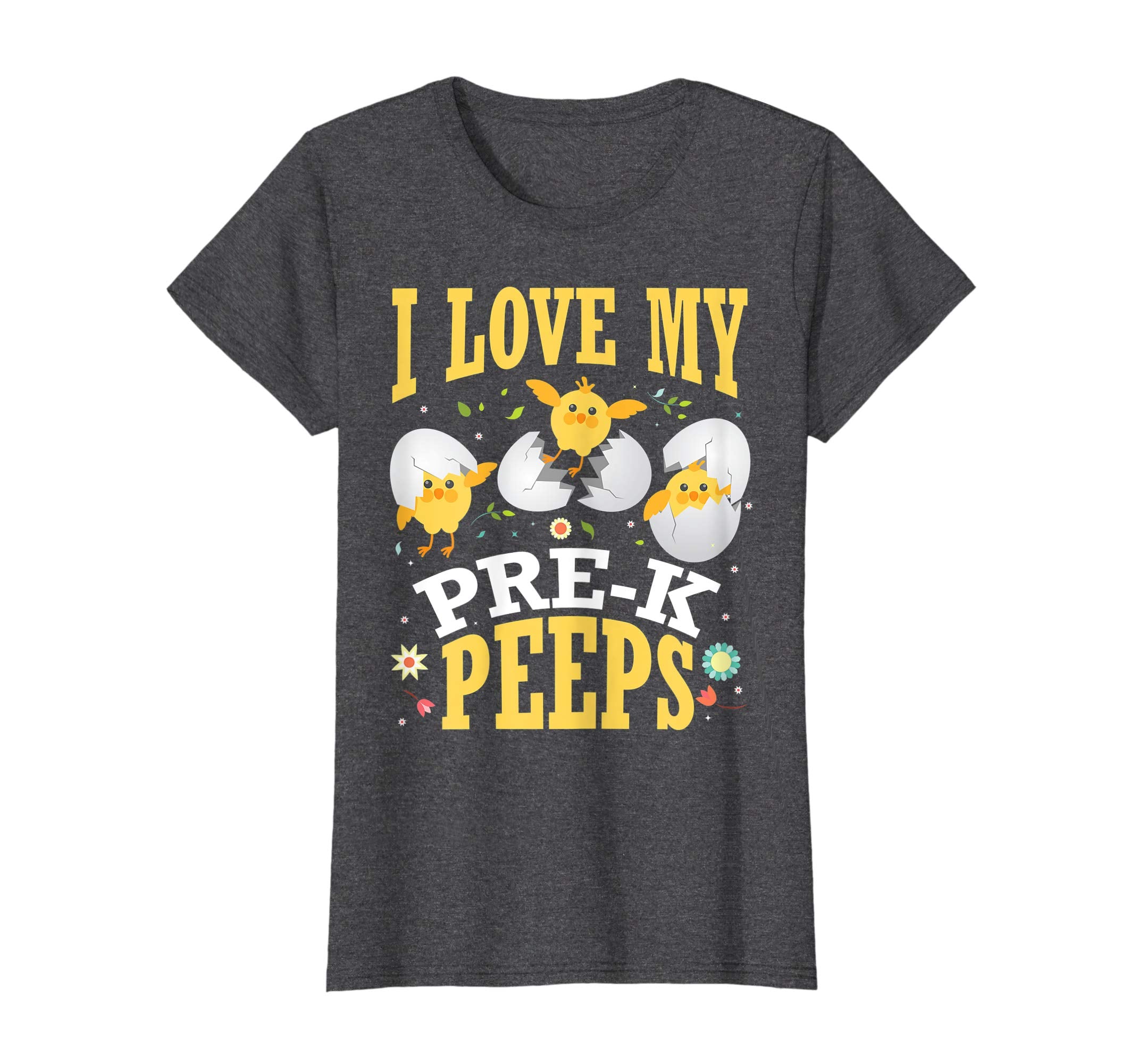 I Love My Pre-k Peeps Chicks Happy Easter Teacher Shirt
