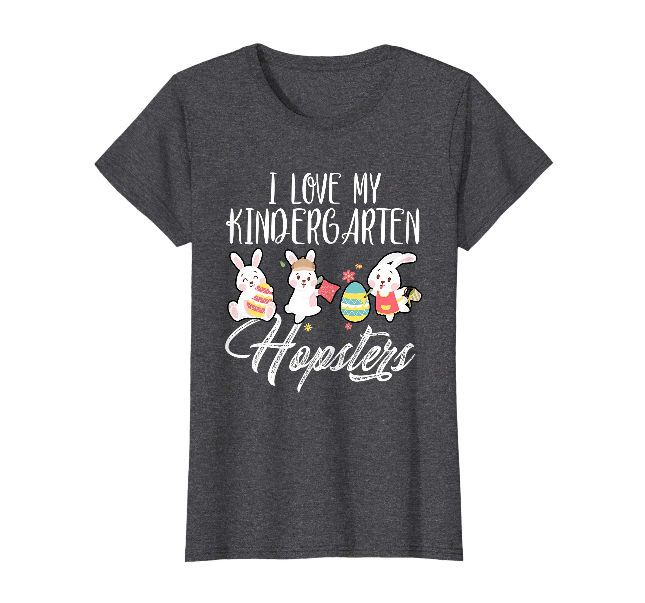 I Love My Kindergarten Hopsters Easter Teacher Shirt