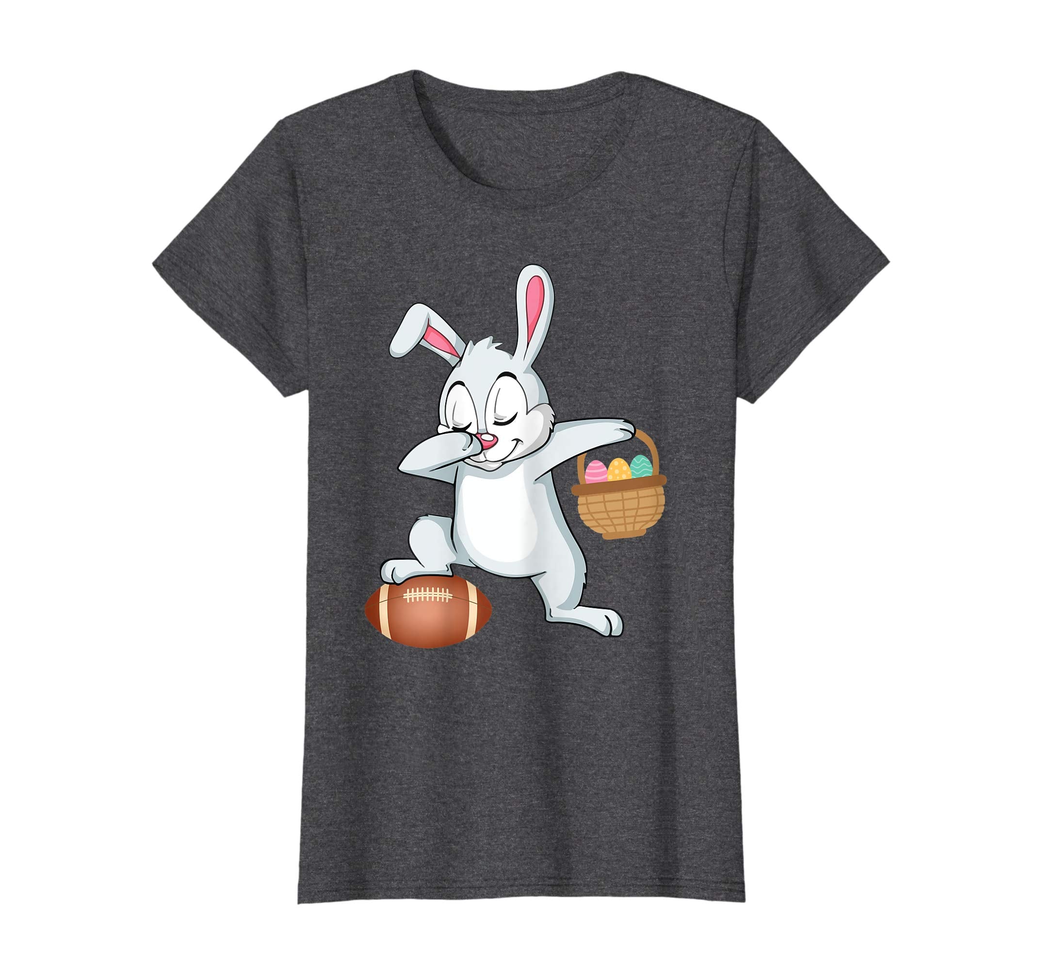 Bunny Rabbit With Easter Eggs Dabbing Playing Football Shirt
