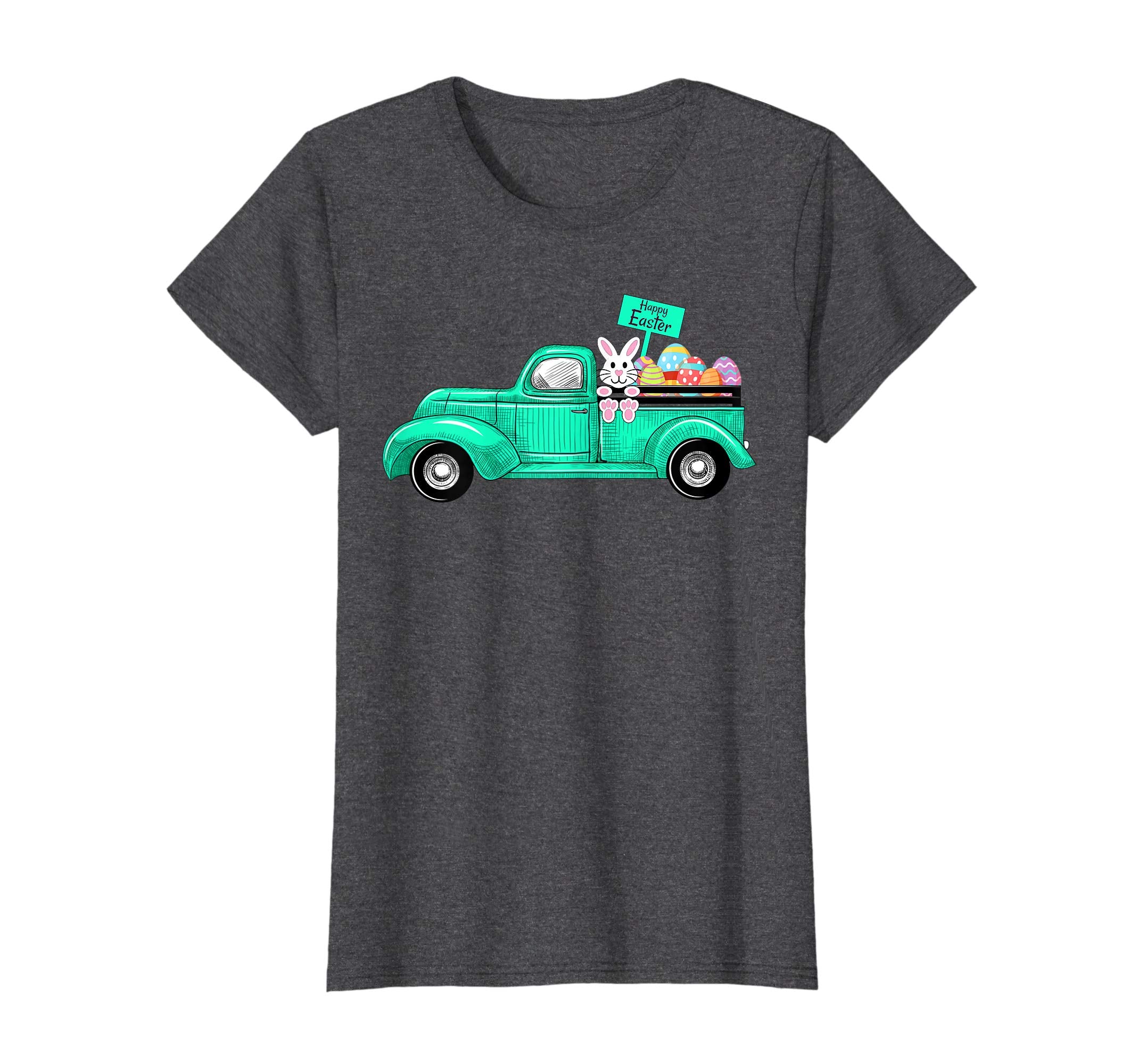 Happy Easter peeps Rabbit Truck Lover Vintage Cute Shirt