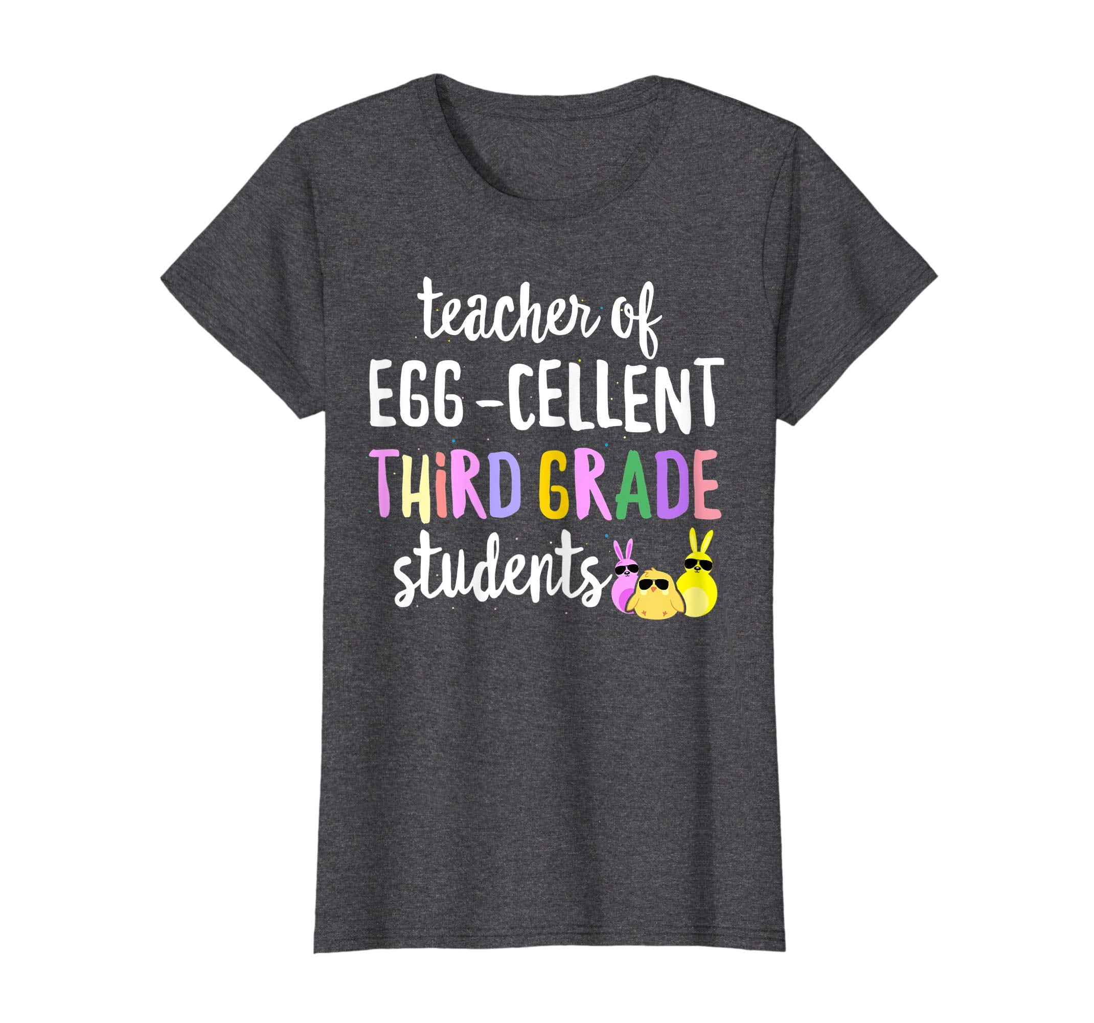 Teacher of Egg-Cellent 3rd Grade Students Easter Gift Tshirt