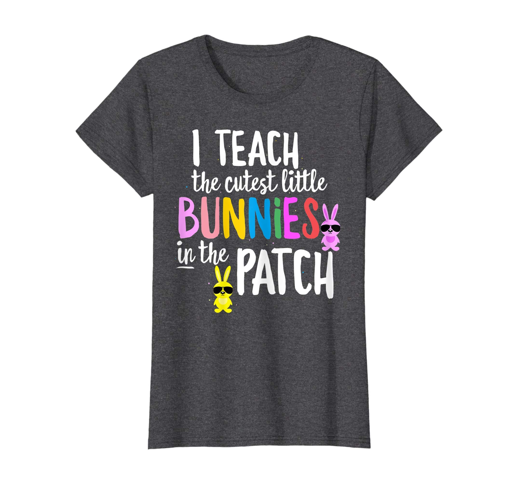 I Teach Cutest Bunnies in Patch Easter Teacher Bunny T-shirt