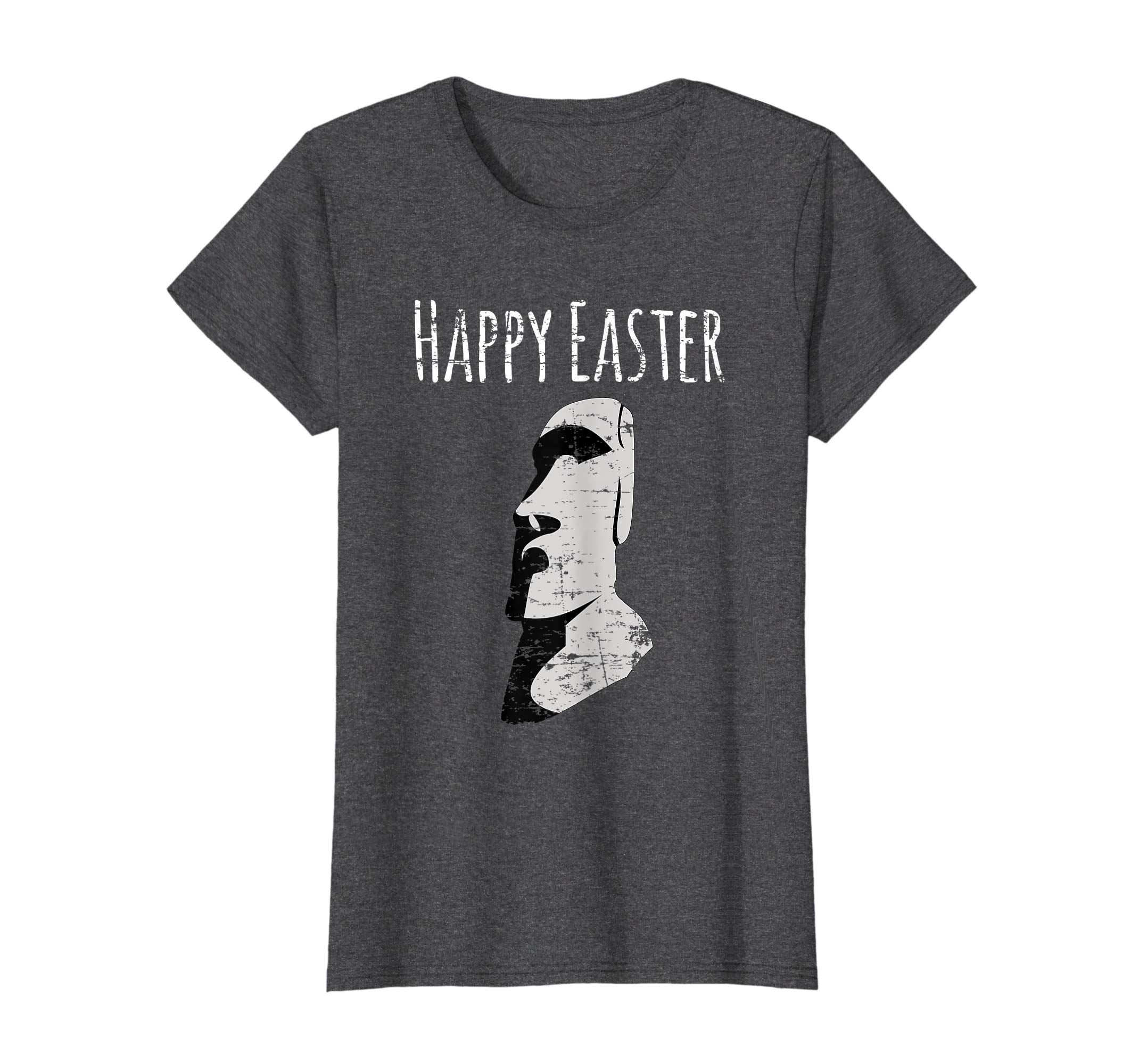Happy Easter Island Funny Moai Easter Island Head T Shirt