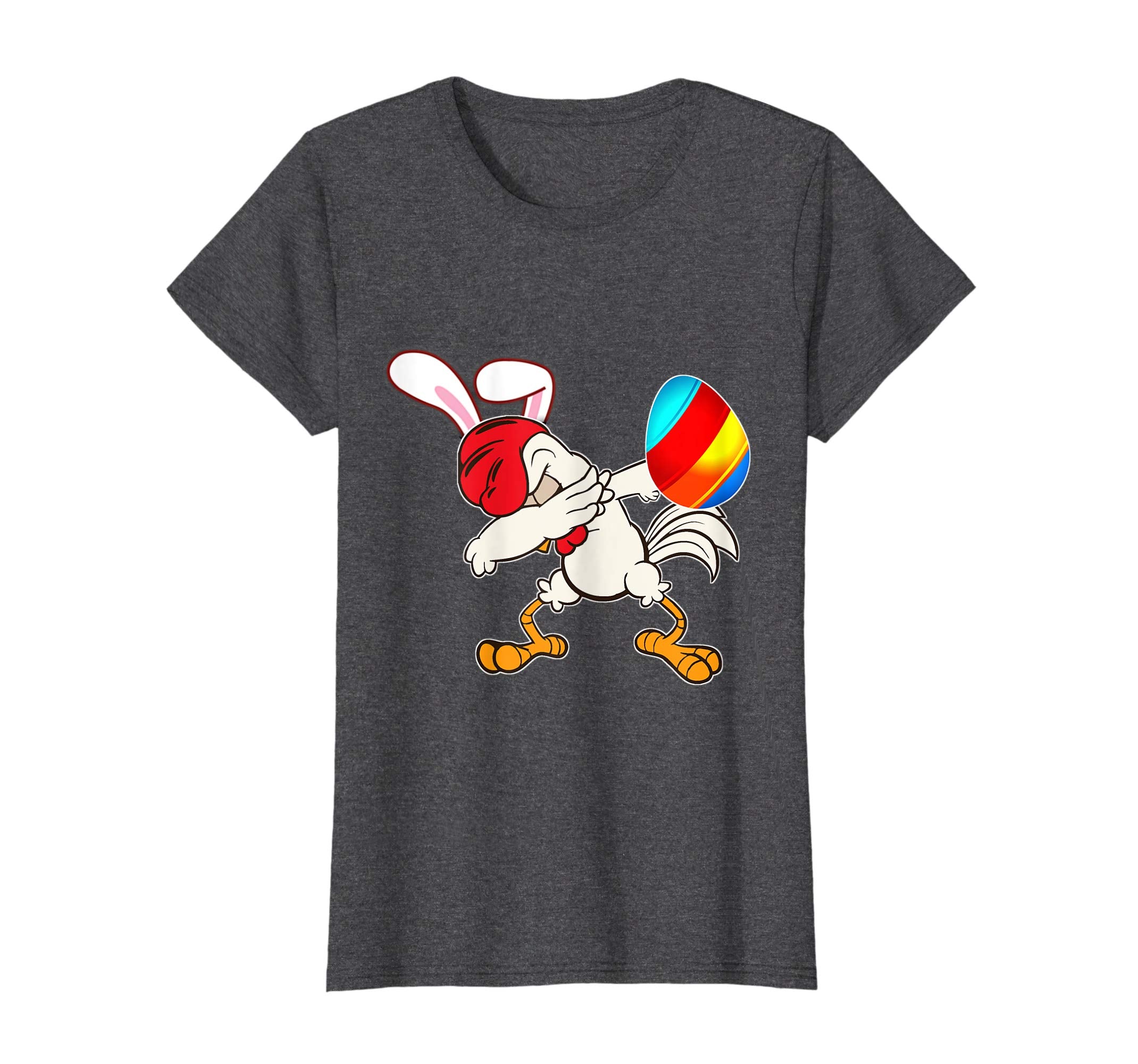 Easter Bunny Dabbing Chicken Rooster Tshirt Egg Ears Gift