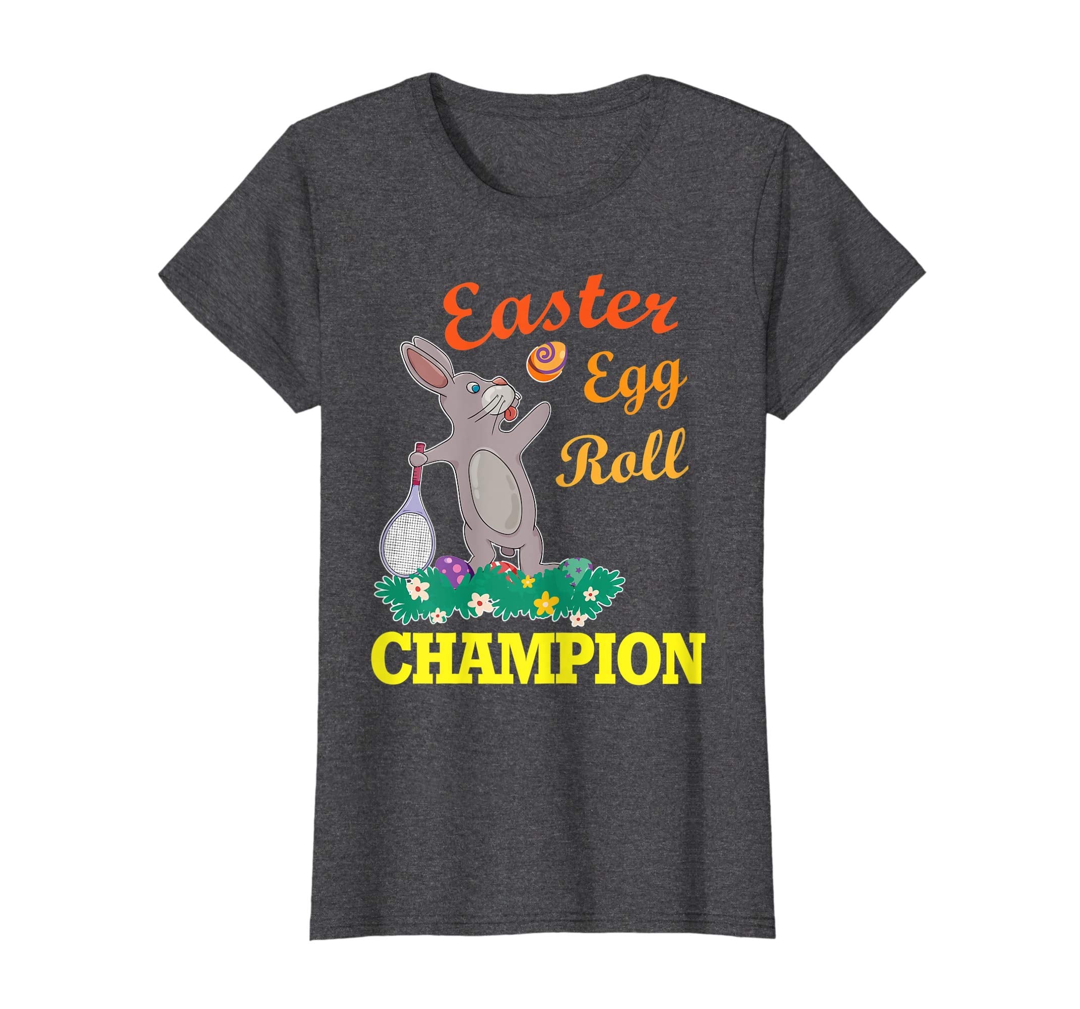 Bunny Rabbit Playing Tennis Easter Egg Roll Champion Shirt
