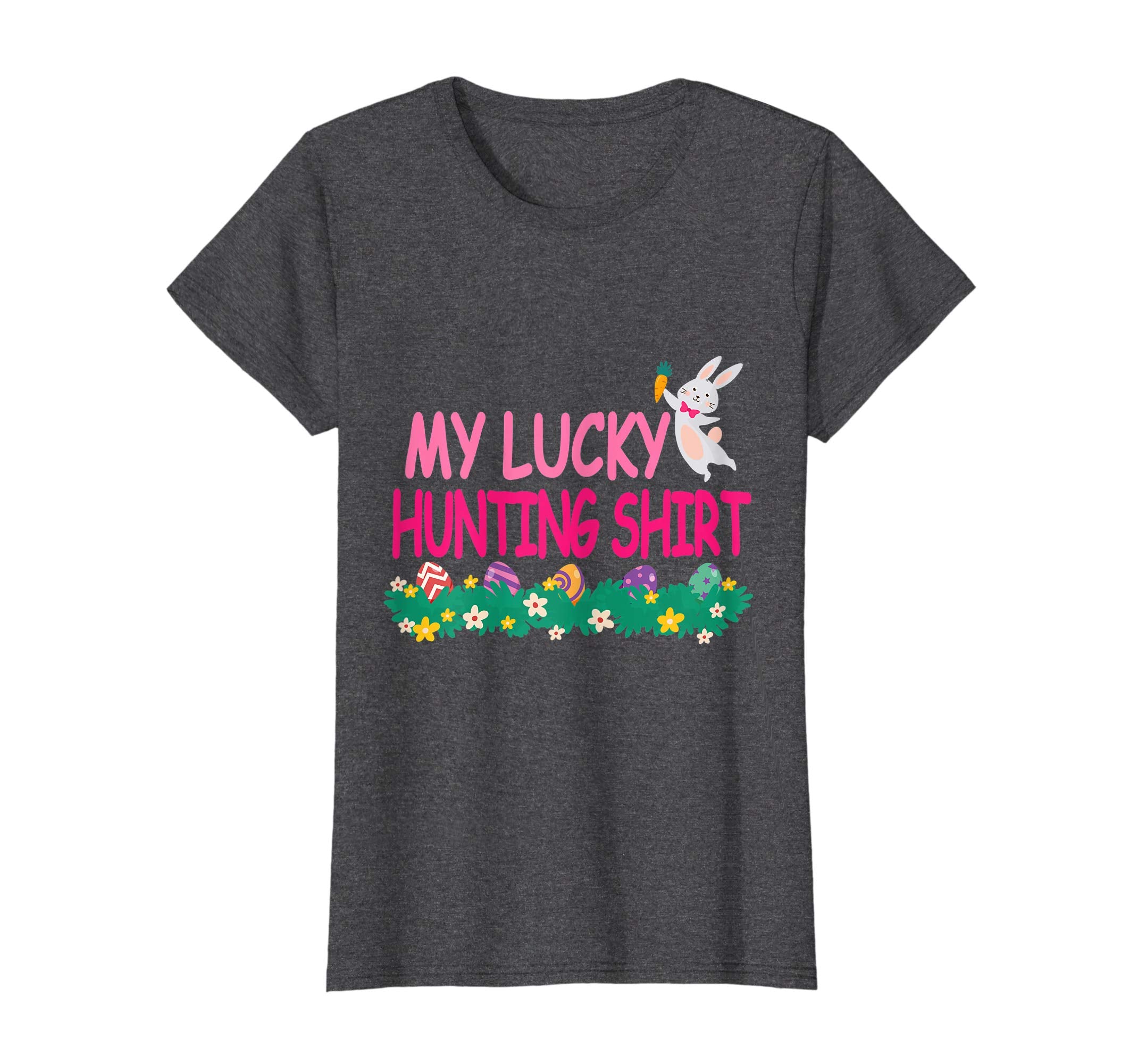 Bunny Rabbit And Carrot Easter Eggs My Lucky Hunting Shirt