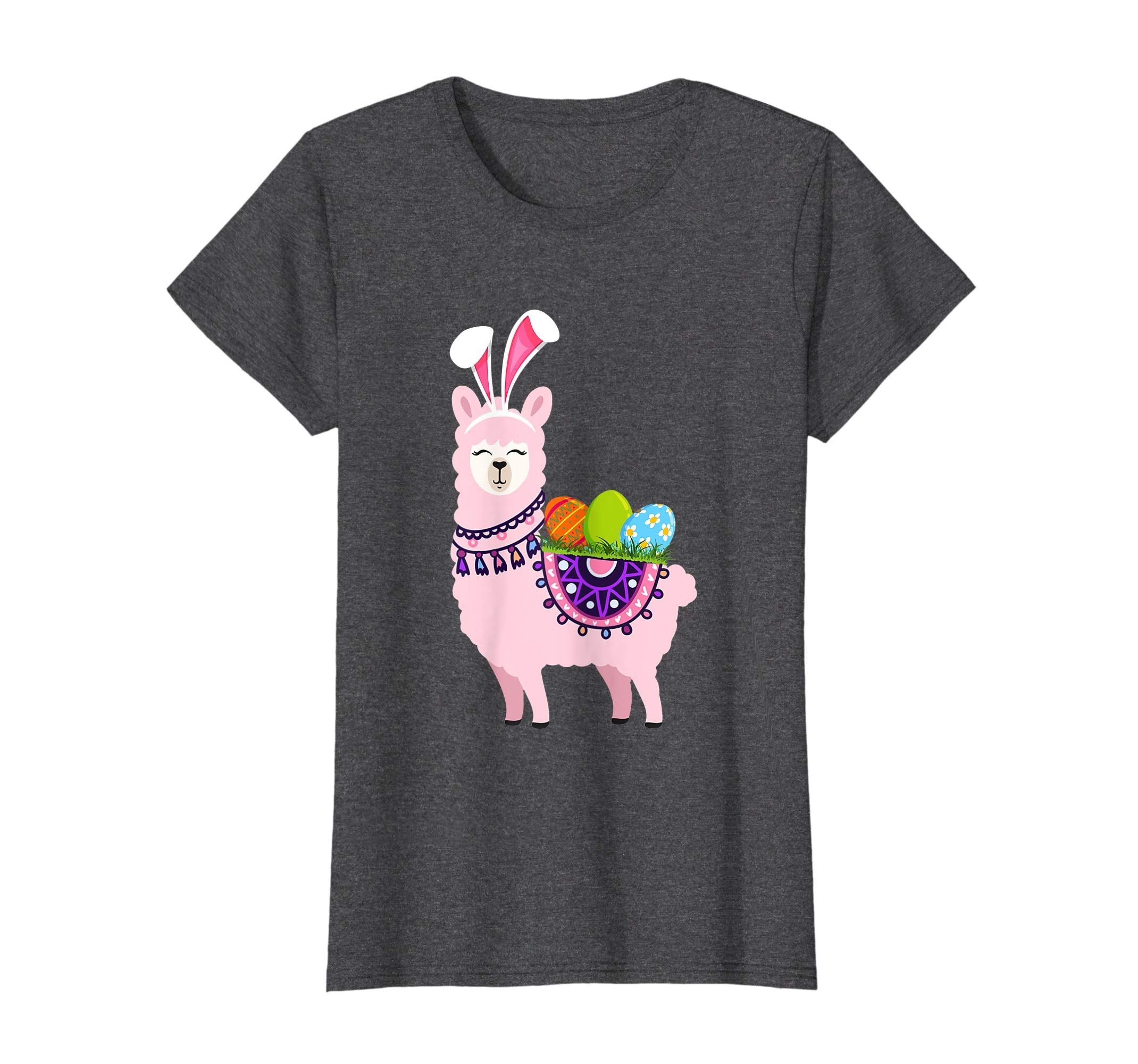 Cute Bunny Ears Llama Easter Day Tee Egg Hunt T-Shirt Gifts