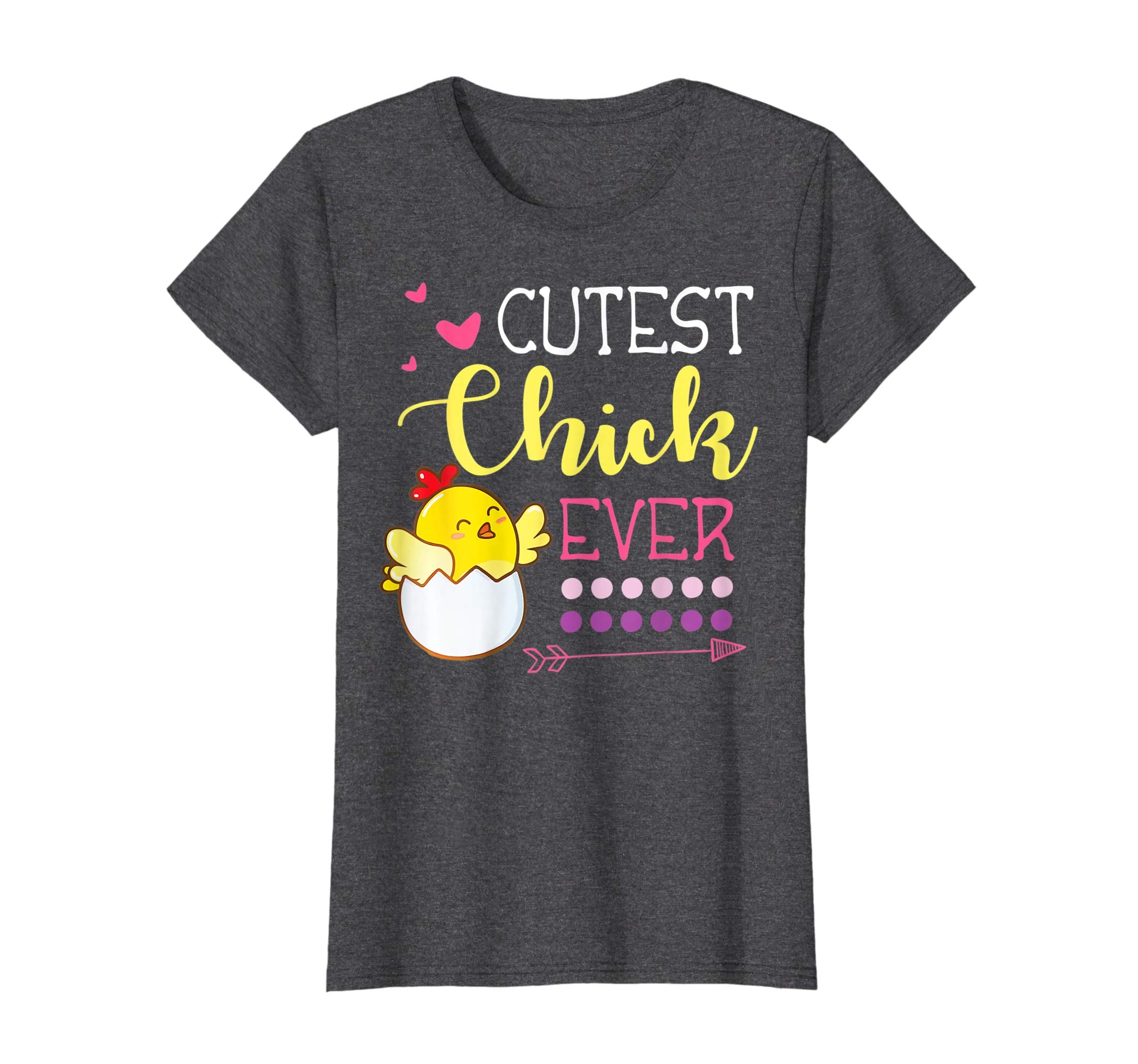 Hearts Arrow Cutest Chick Ever Happy Easter Day Lover Shirt