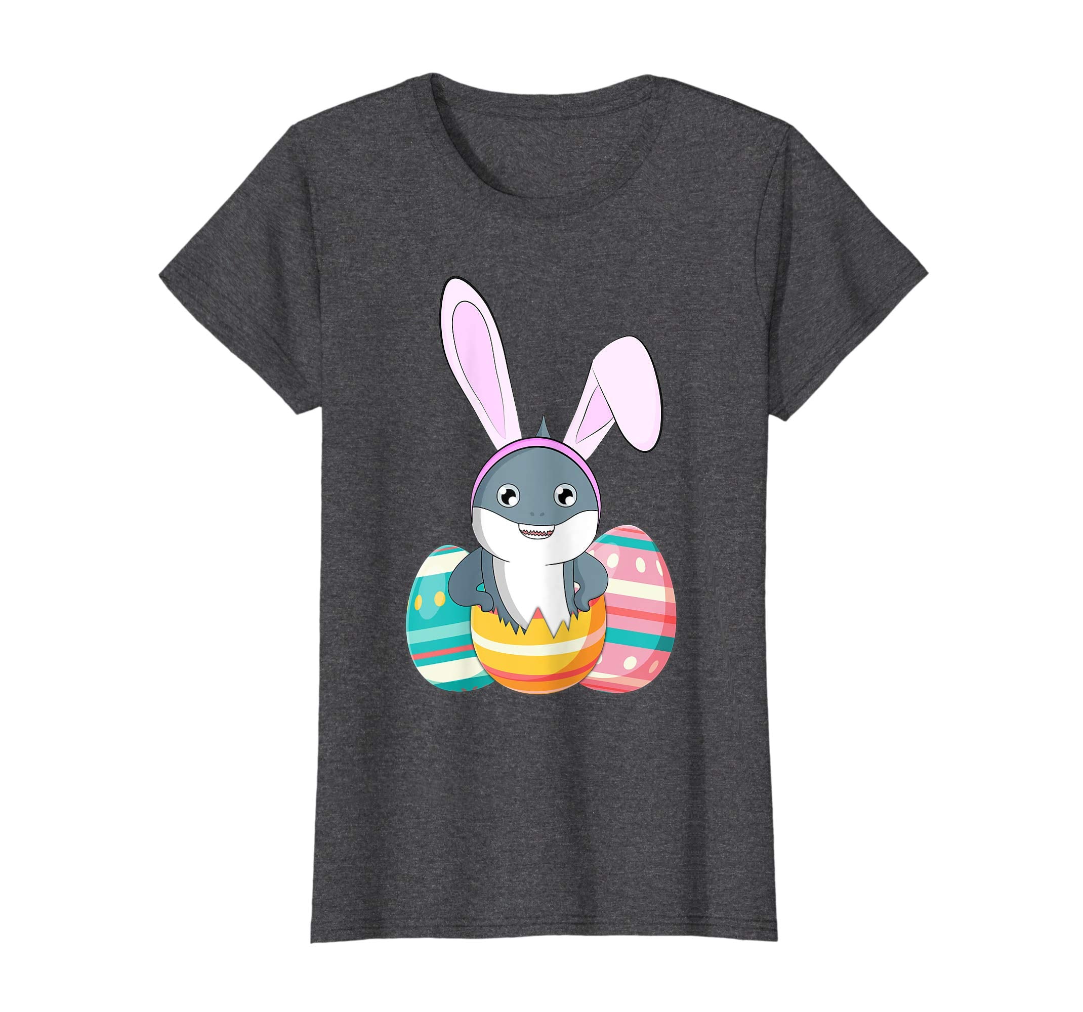 Easter For Kids Boys Girls Shark Easter Eggs T Shirt