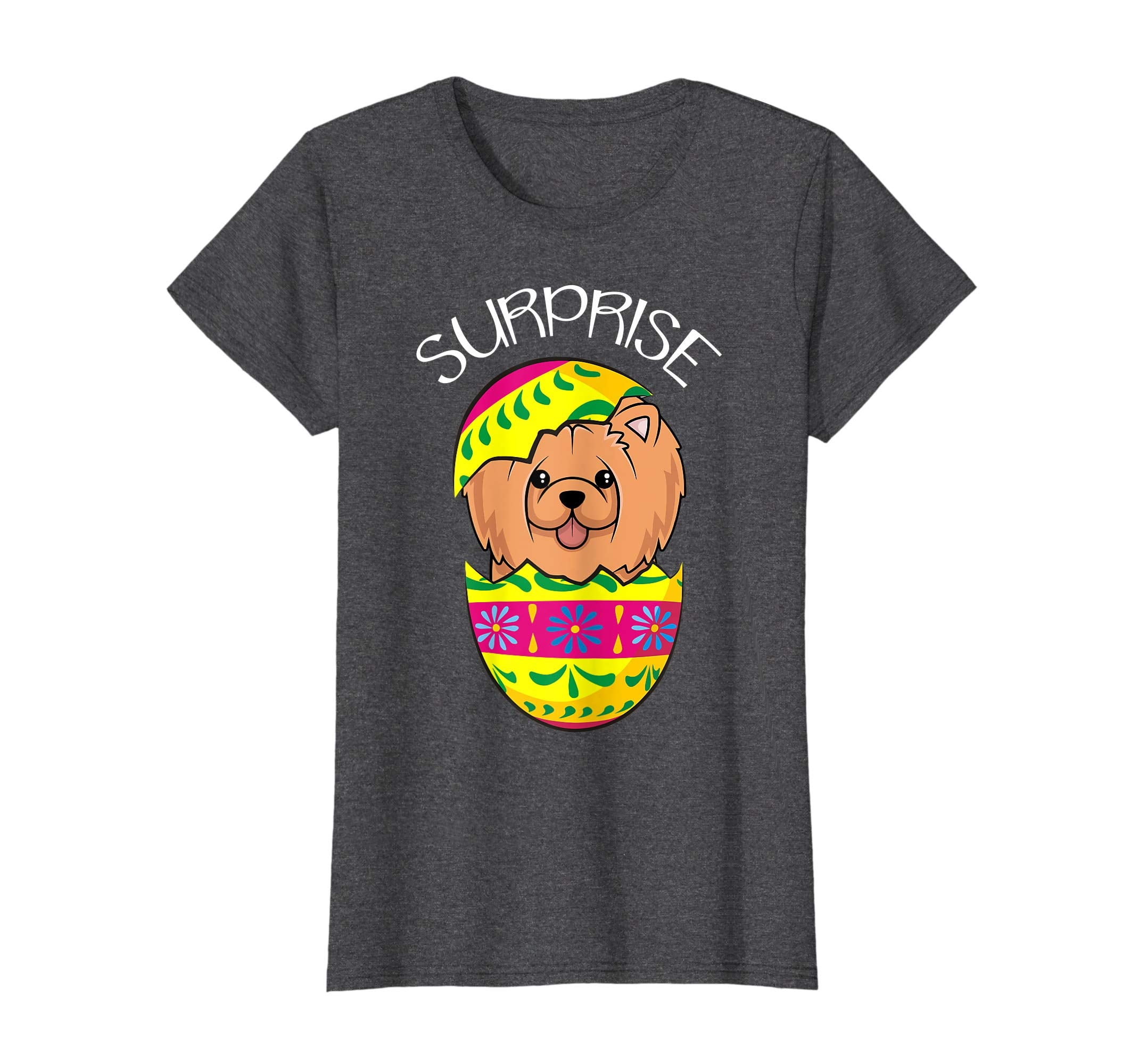 Funny Cute Puppy Chow Chow Hatches Easter Egg Easter T-Shirt