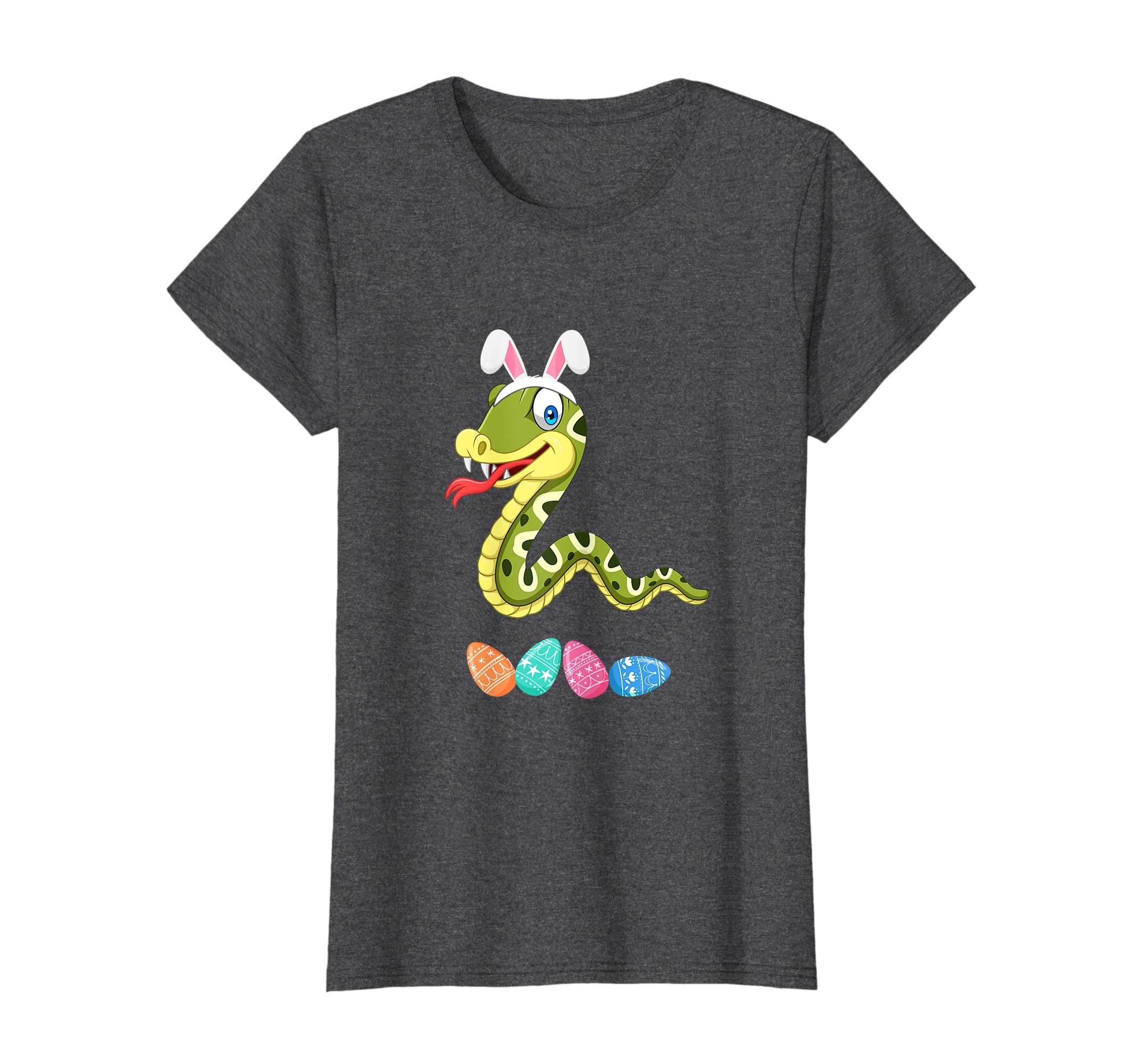 Funny Easter Snake With Bunny Ears And Eggs T Shirt