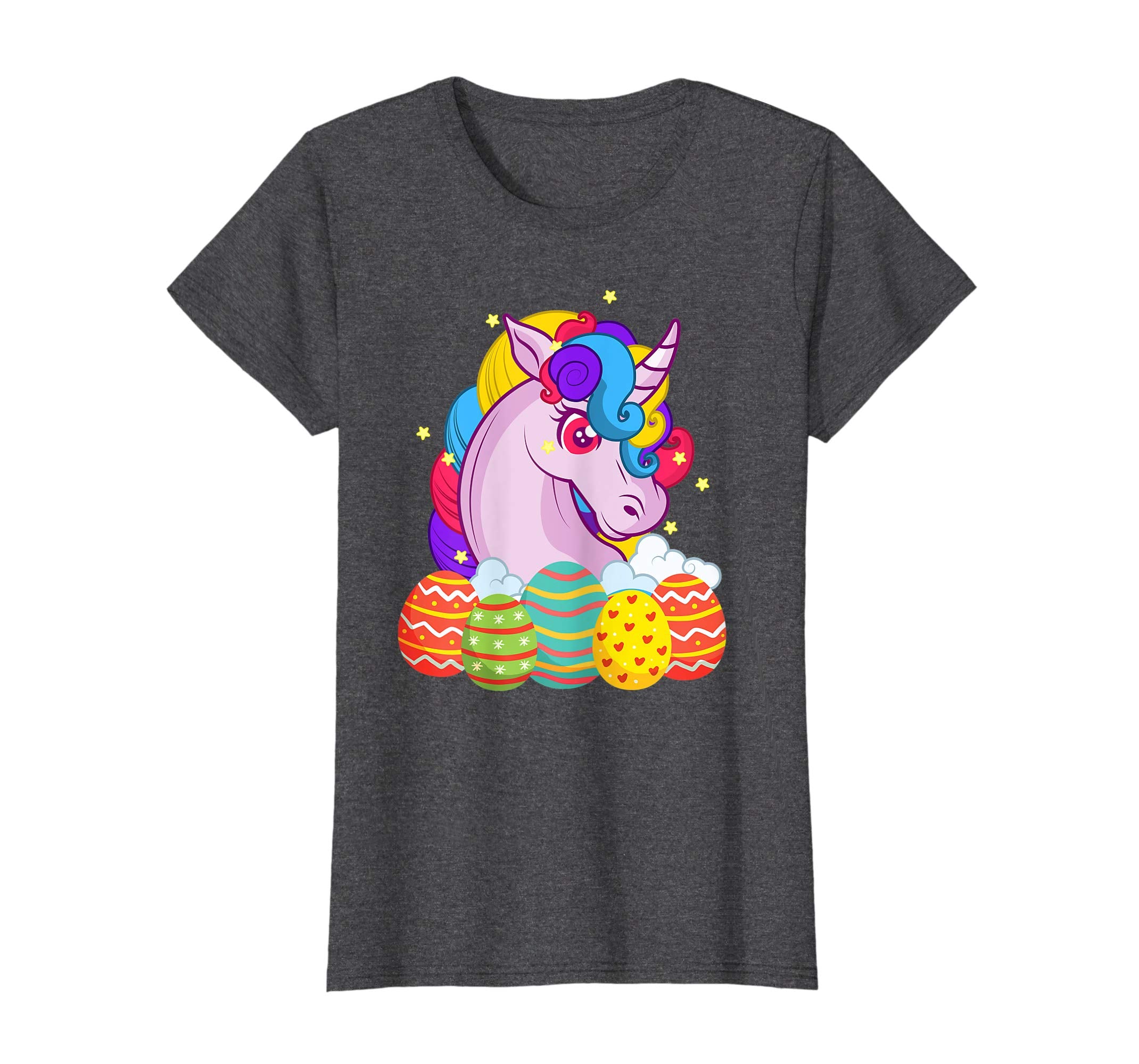 Cute Unicorn Easter Egg T-Shirt Gifts for Mom Daughter