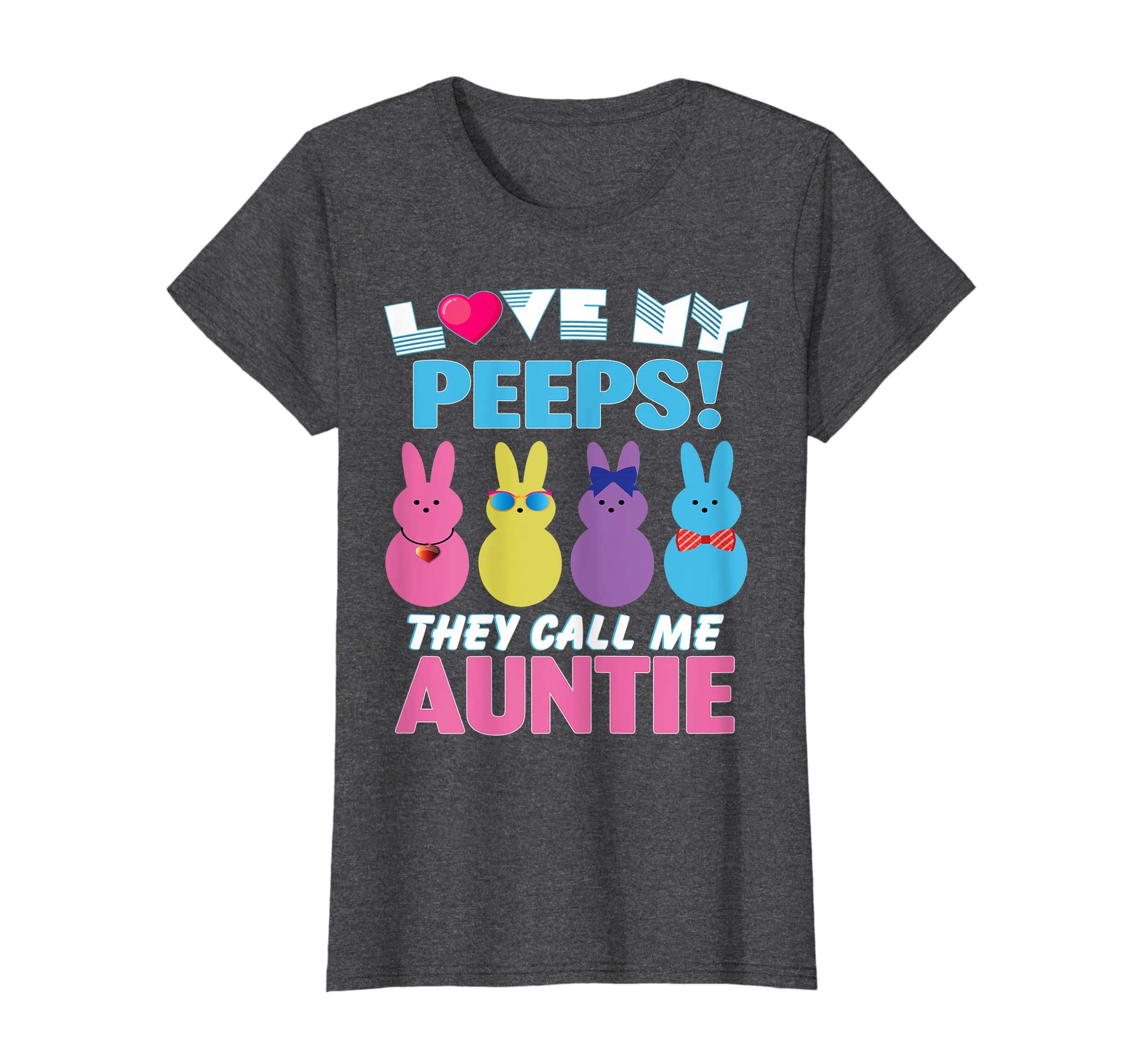 I Love My Bunnies Peeps They Call Me Auntie Easter Shirt