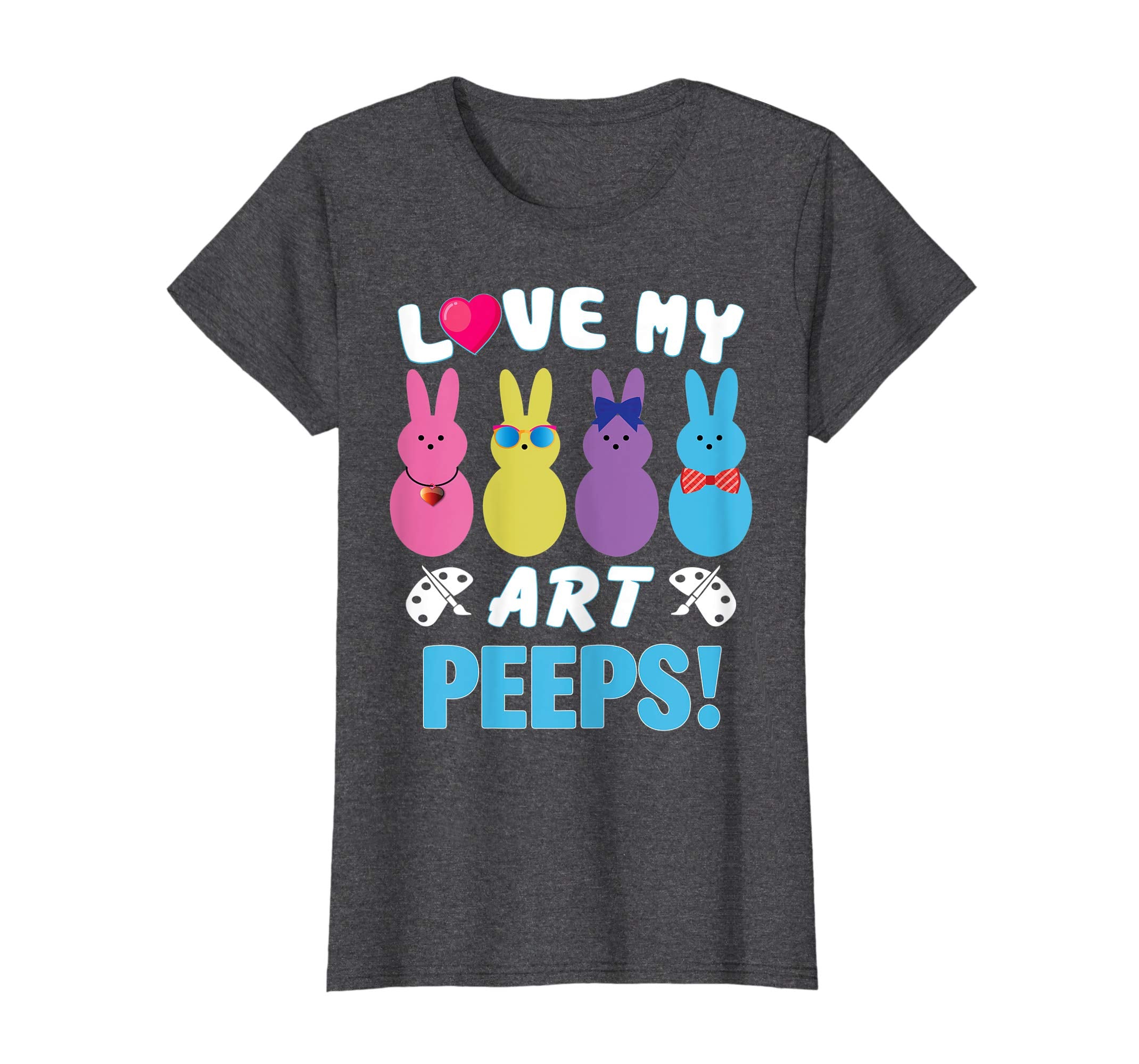 I Love My Art Bunnies Chicks Happy Easter Teacher Shirt