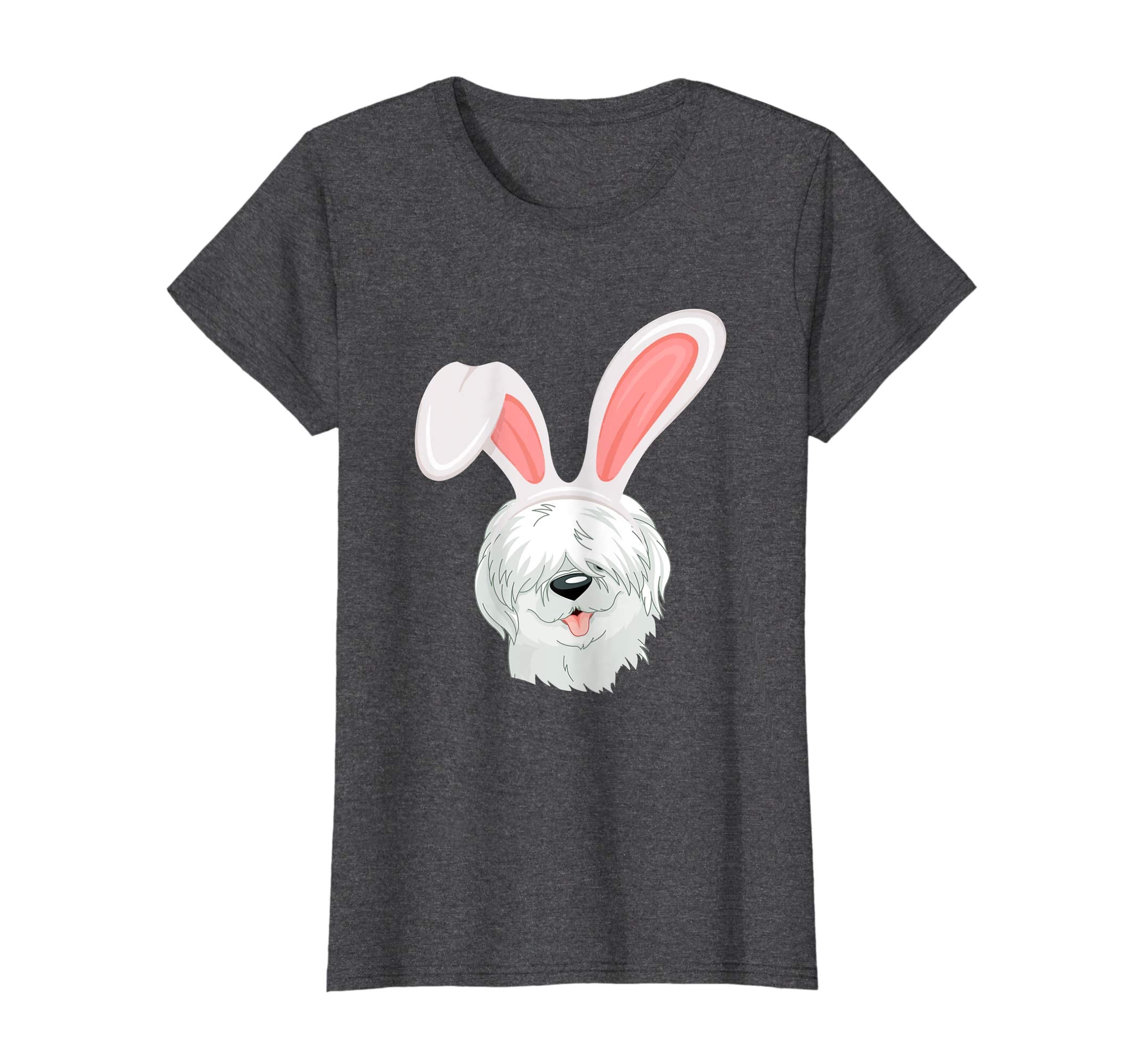 Old English Sheepdog Dressed Easter Bunny Rabbit Ears Shirt