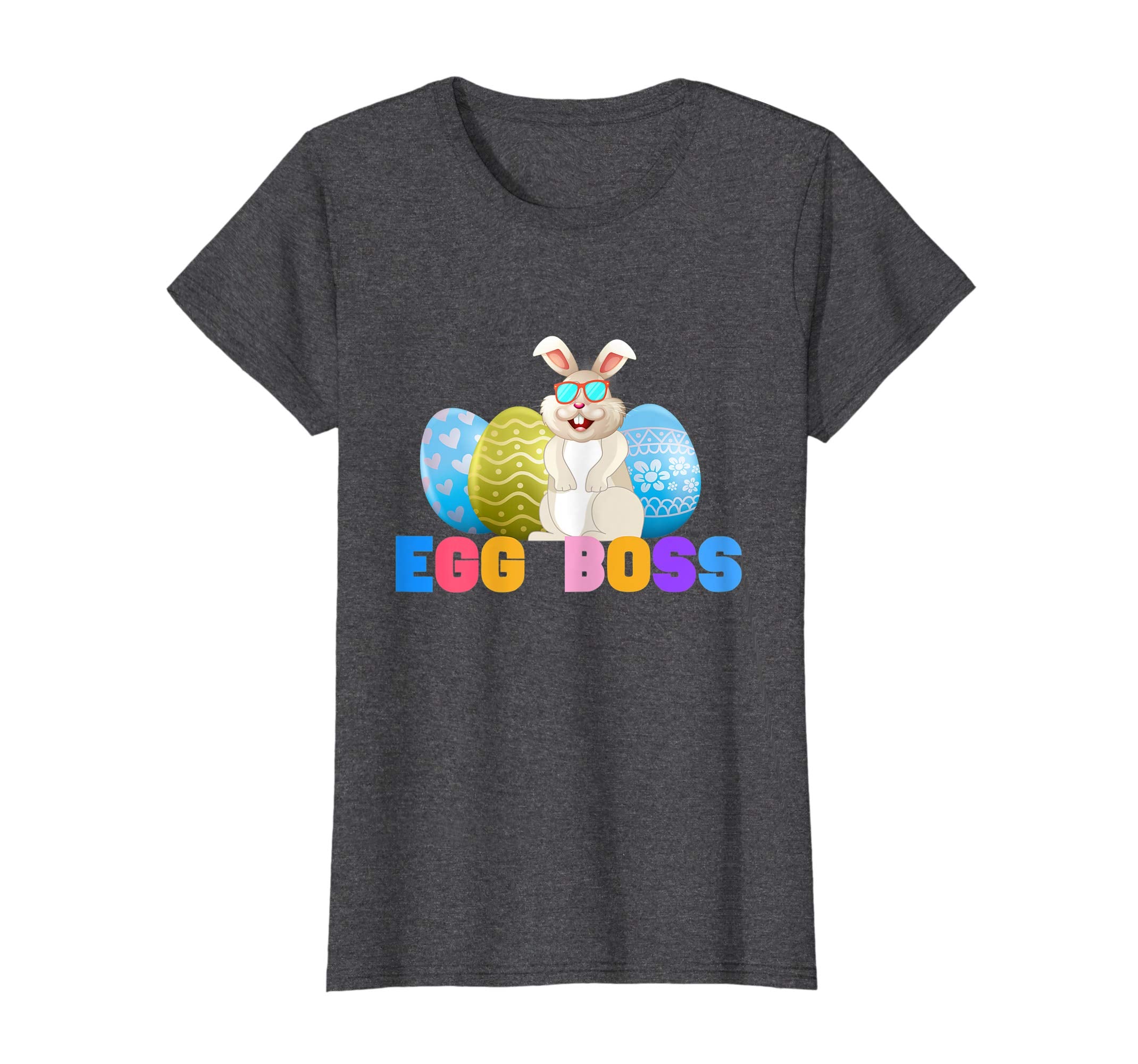 Egg Boss Easter Shirt For Kids Boys Girls Cute Easter Bunny