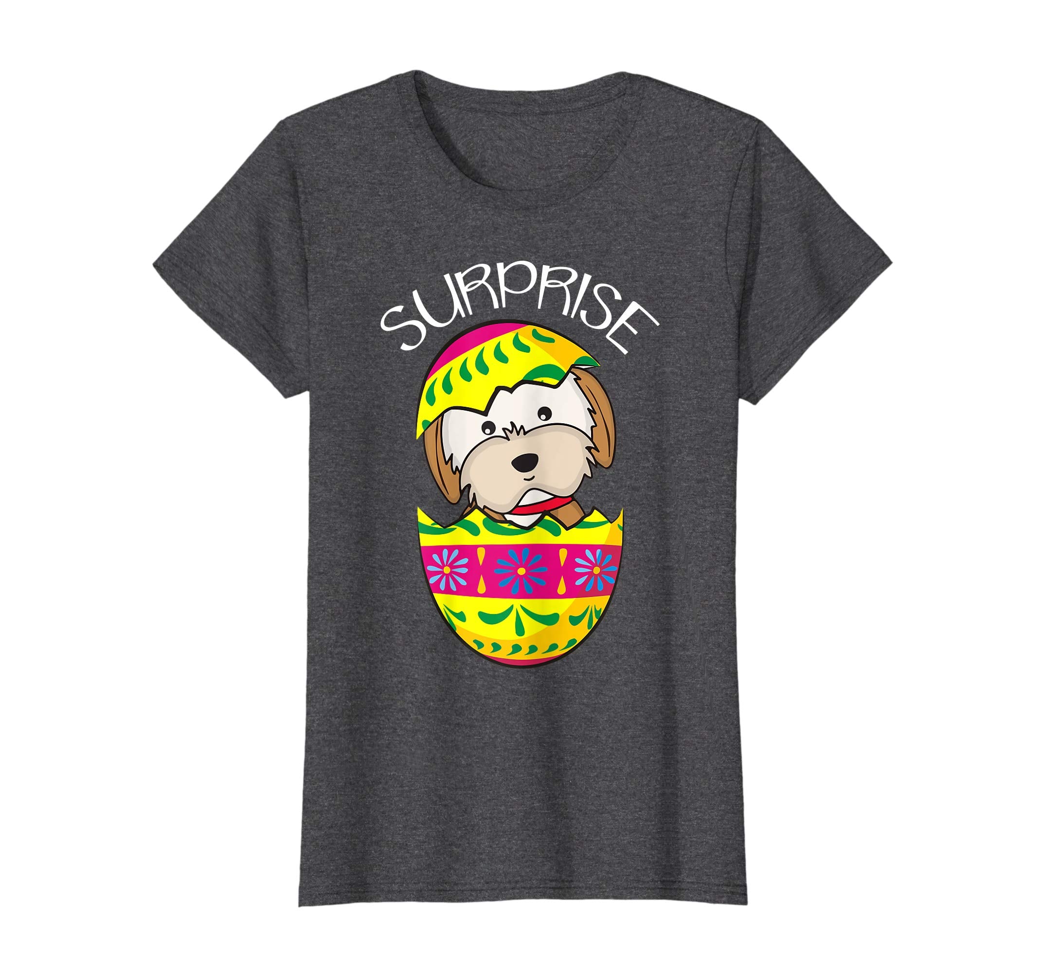 Funny Cute Puppy Havanese Hatches Easter Egg Easter T-Shirt