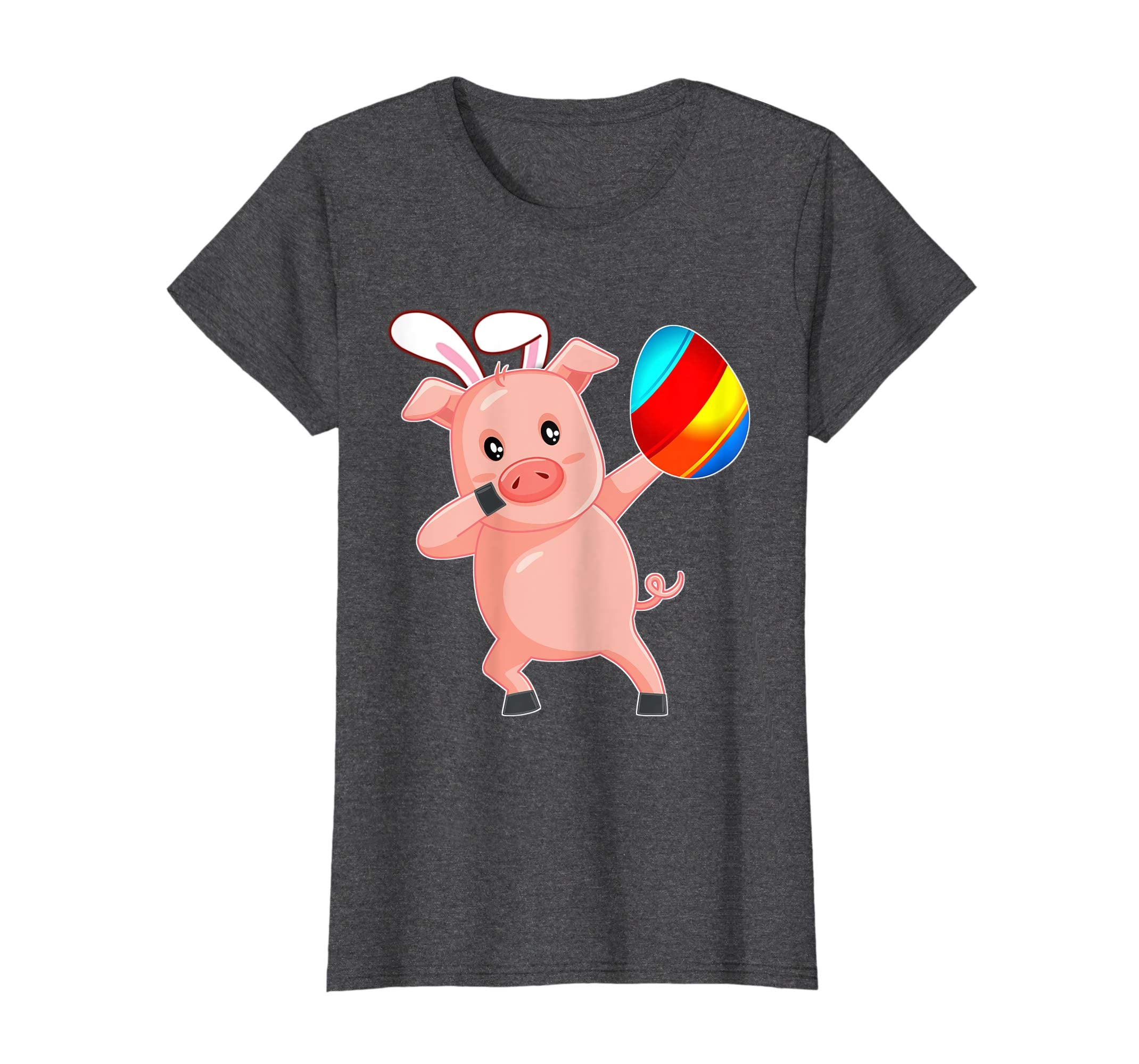 Easter Bunny Dabbing Pig Hog Tshirt Egg Ears Gift
