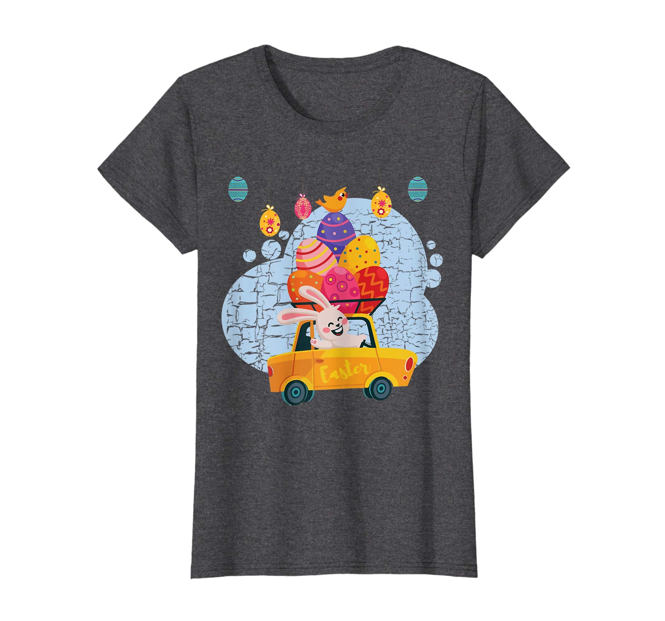 Cute rabbit with Easter Eggs Car Shirt Easter gifts for kids