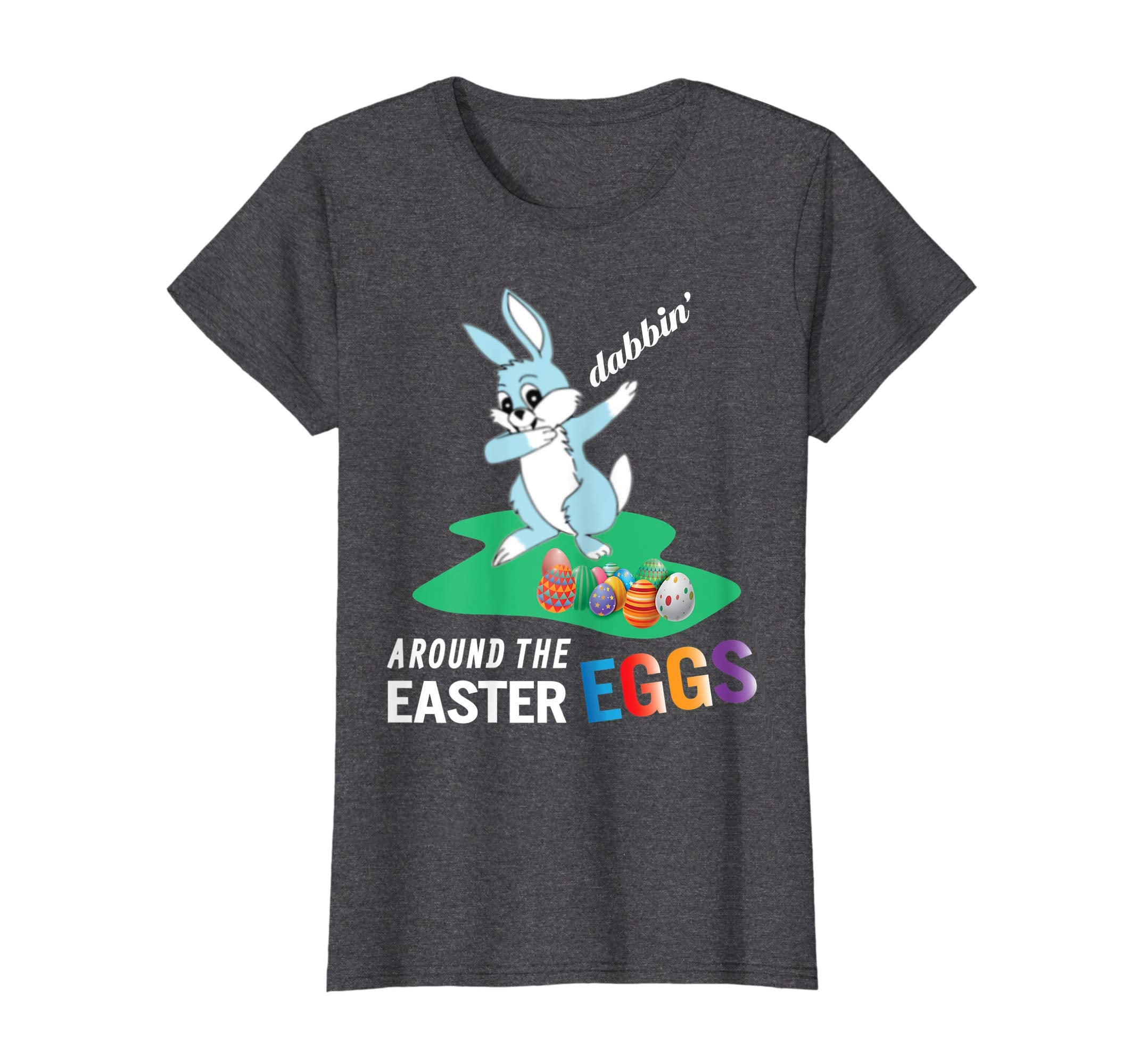 Smile Bunny Rabbit Dab Dabbin' Around The Easter Eggs Shirt