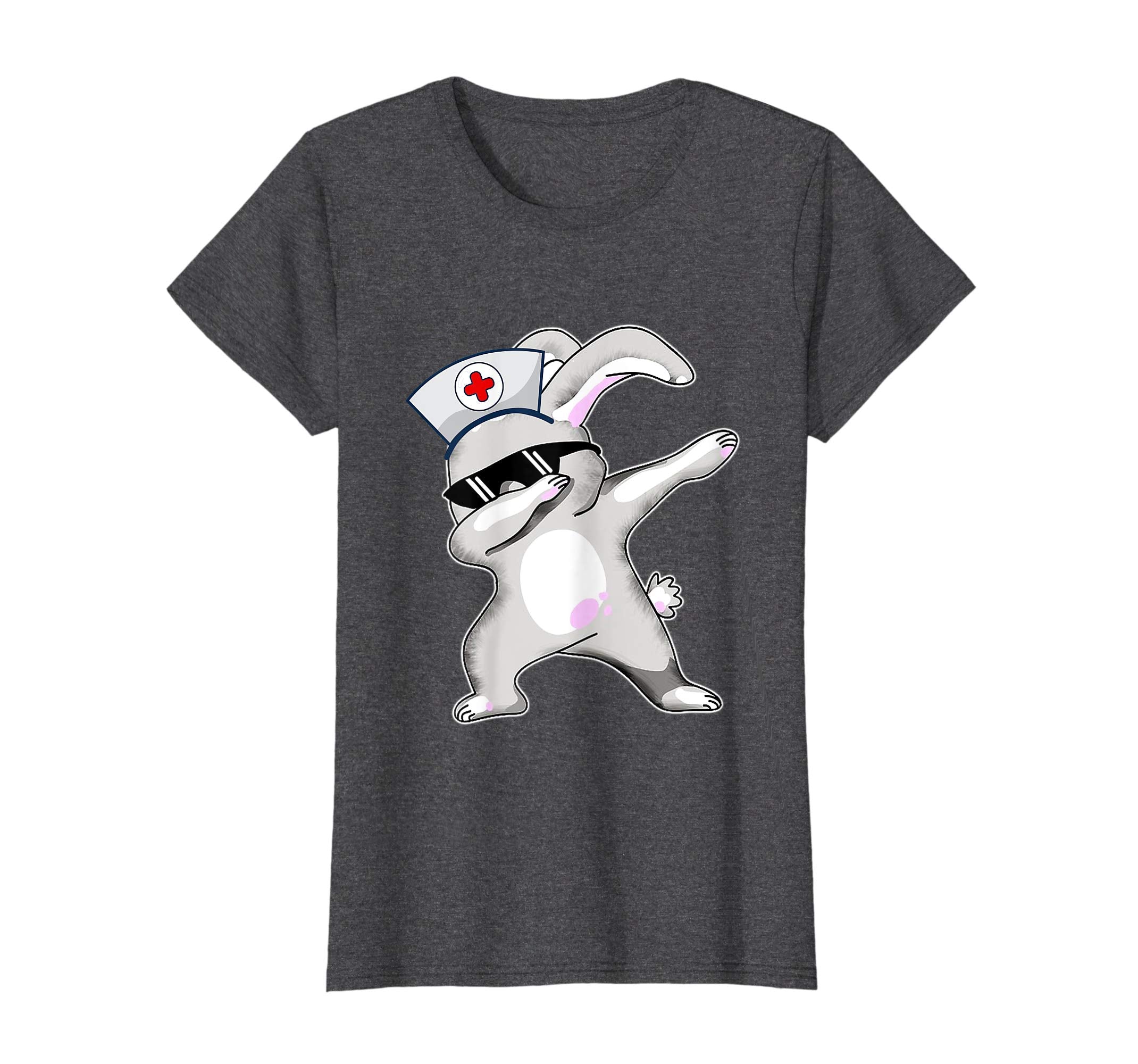 Funny Rabbit Nurse Tee Easter Bunny Dabbing T-Shirts Gift