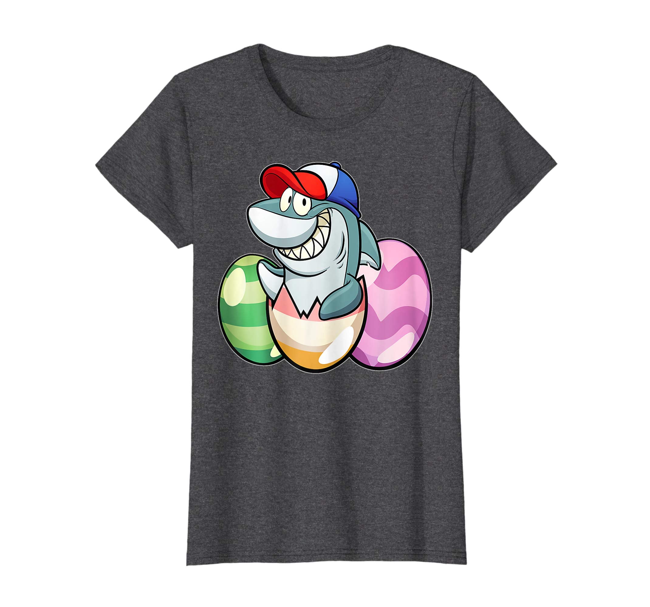 Easter Shirts For Kids Boys Girls Shark Shirt Easter Eggs