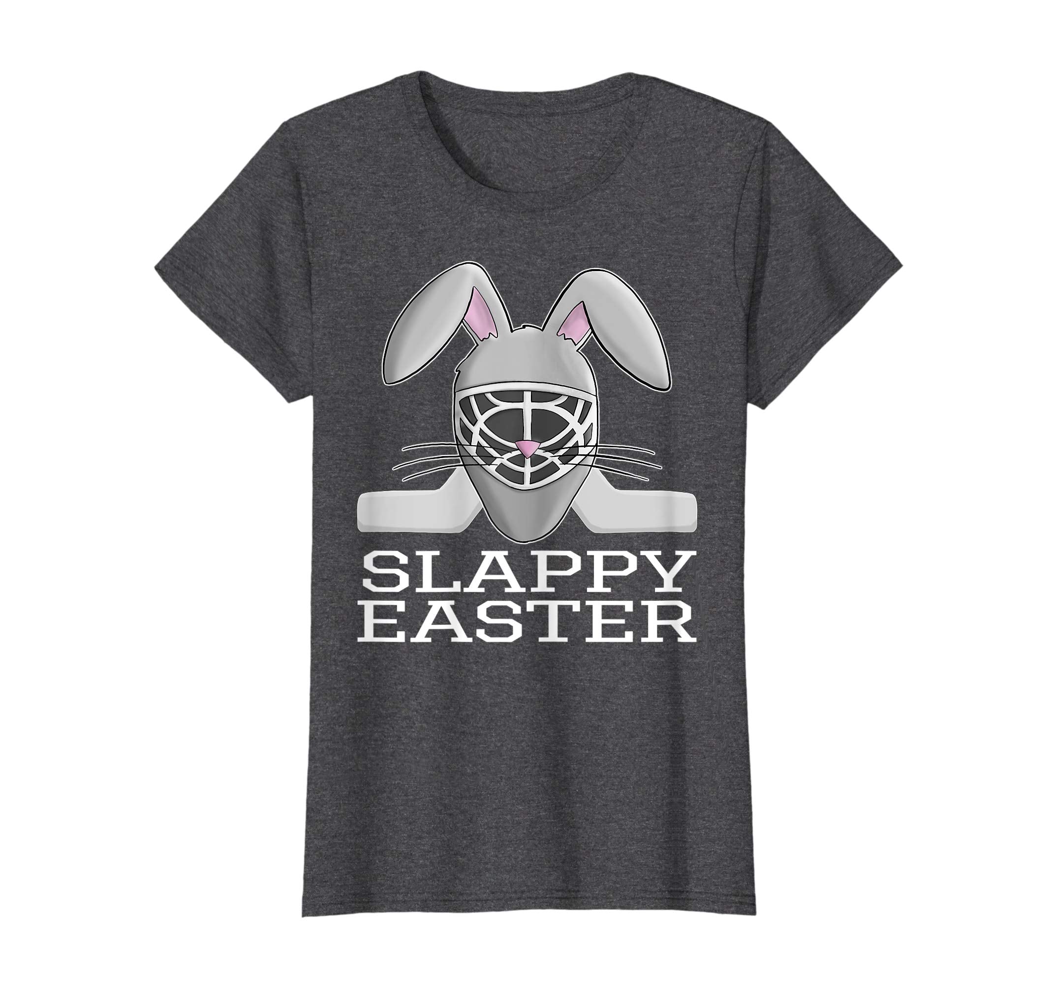 Easter Hockey Gift Bunny Goalie Mask T-Shirt Family Group