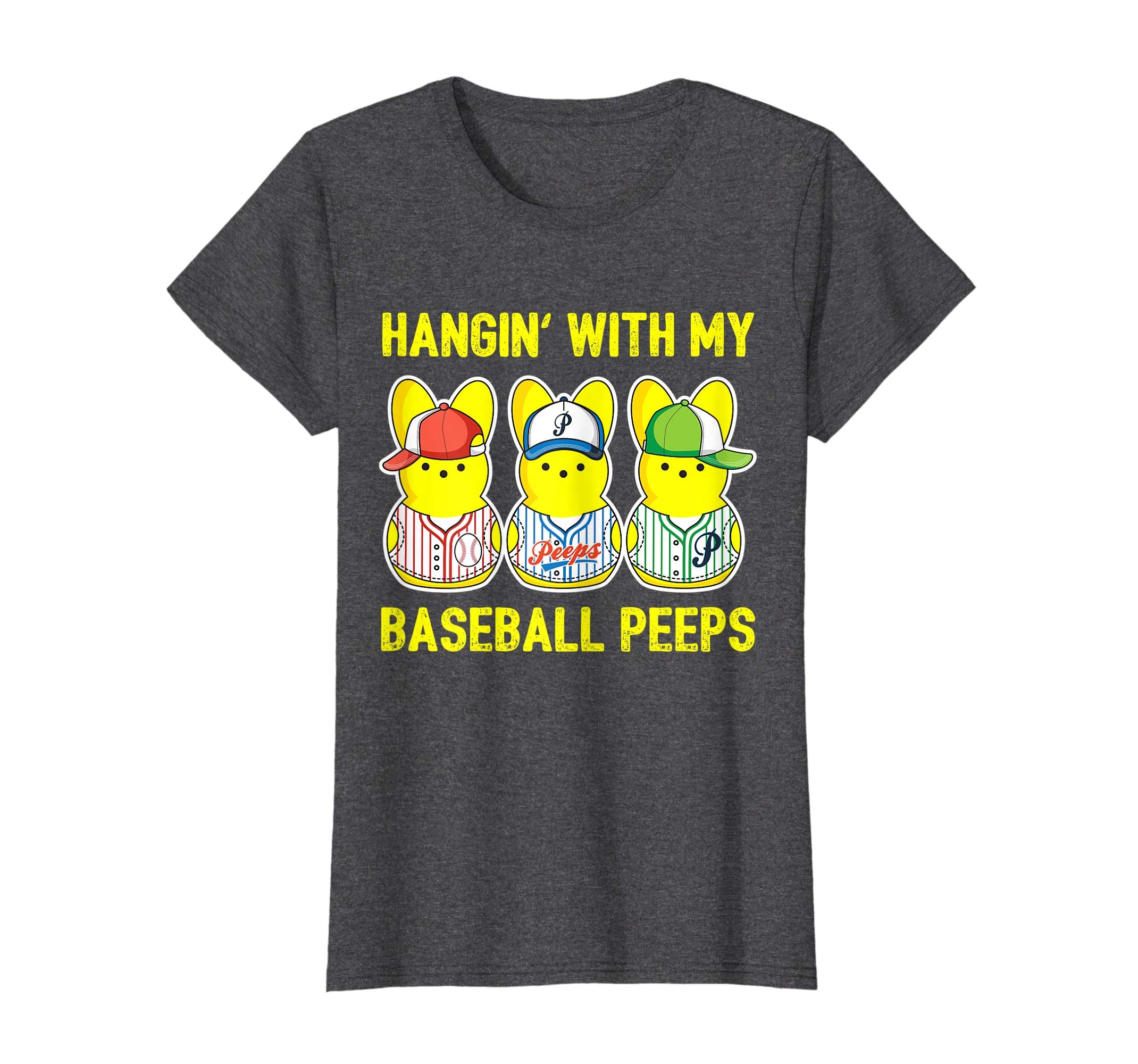 Hanging with Baseball Peeps Shirt Cute Easter Gift for Boys