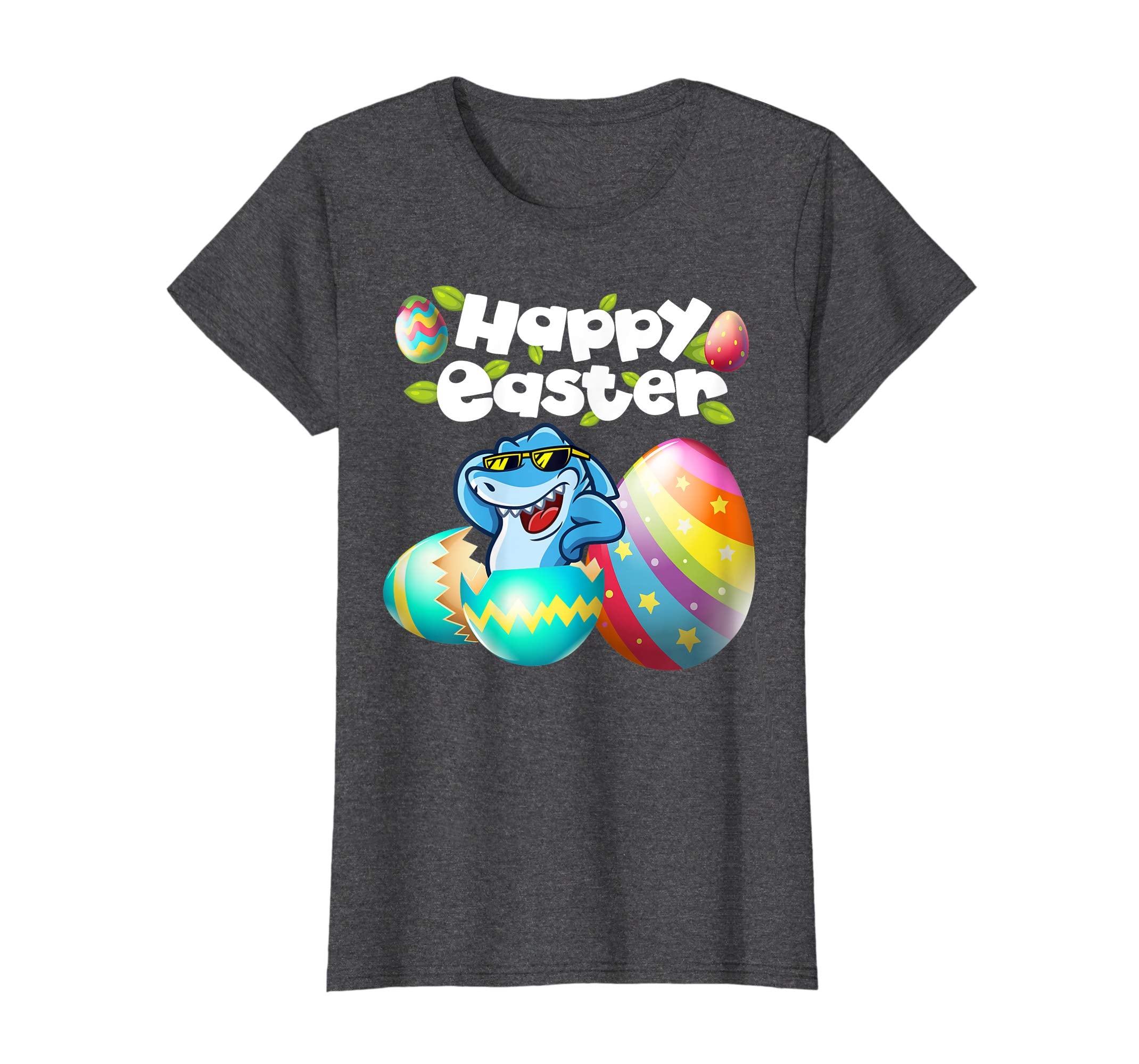 Easter Shirts For Kids Boys Girls Shark Shirt Easter Eggs
