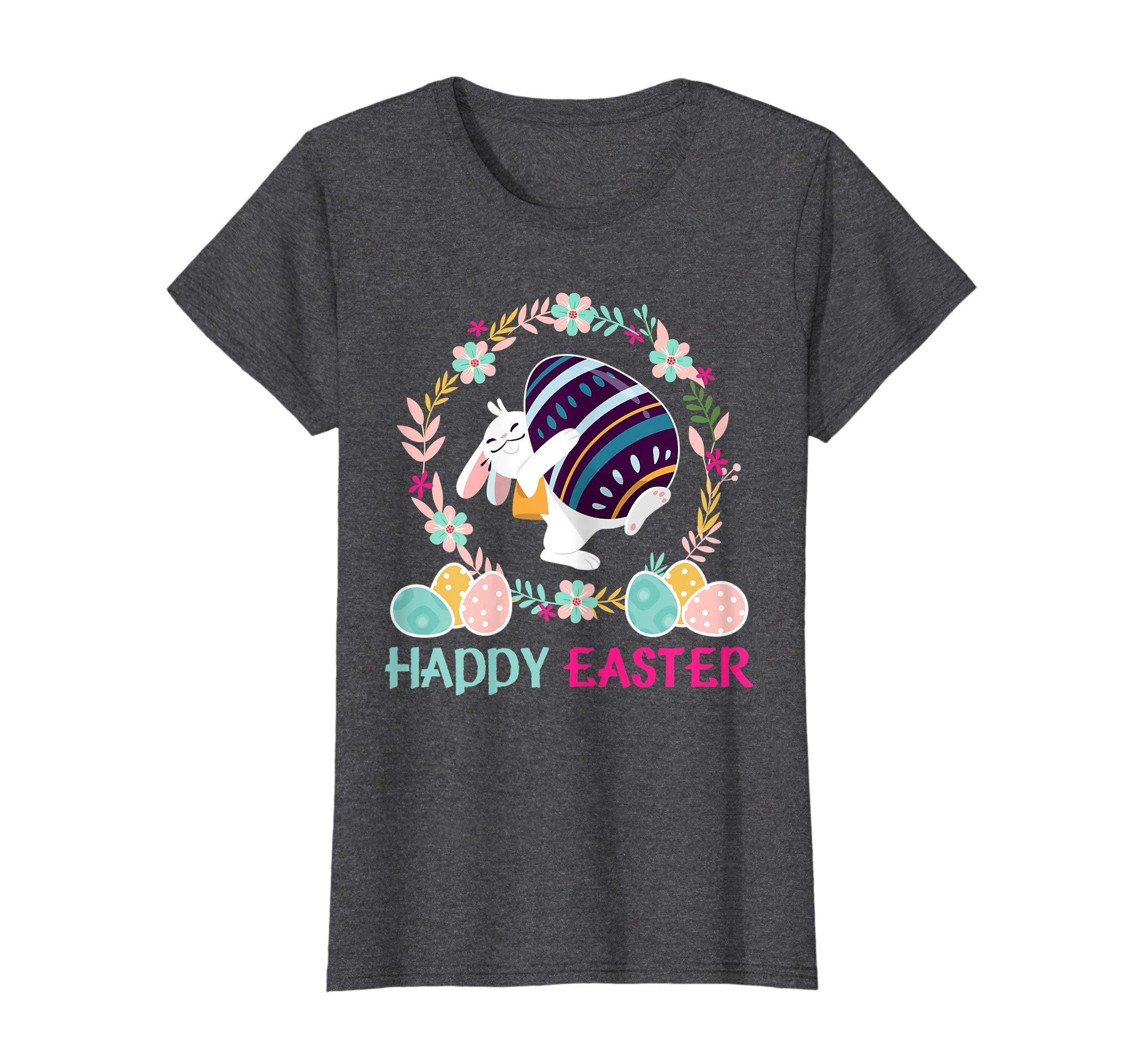 Happy Easter T-Shirt With Bunnies Eggs