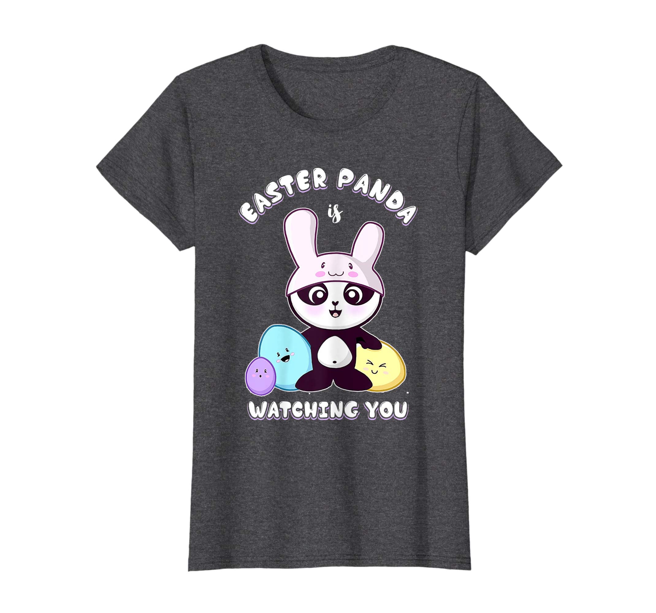 Easter Panda Is Watching You Stars Easter Eggs Funny T Shirt