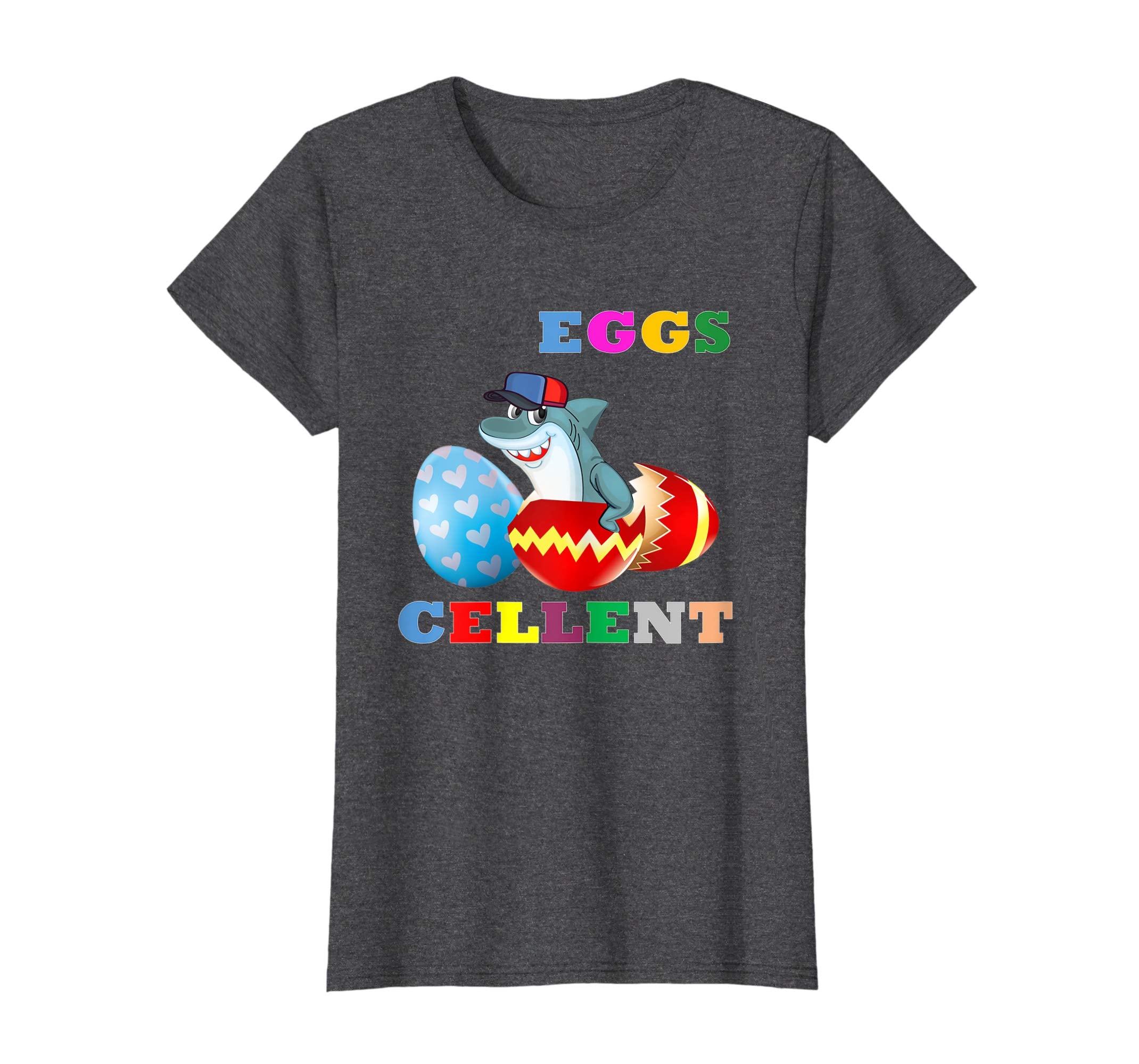 Easter Shark Shirt For Kids Cute Easter Shark Eggs Cellent