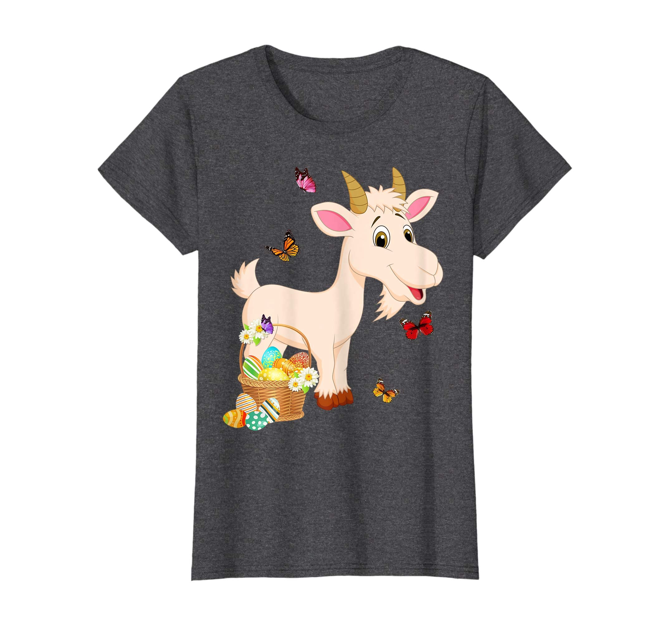 Goat Bunny Hat Rabbit Easter Eggs Shirt Happy Ea