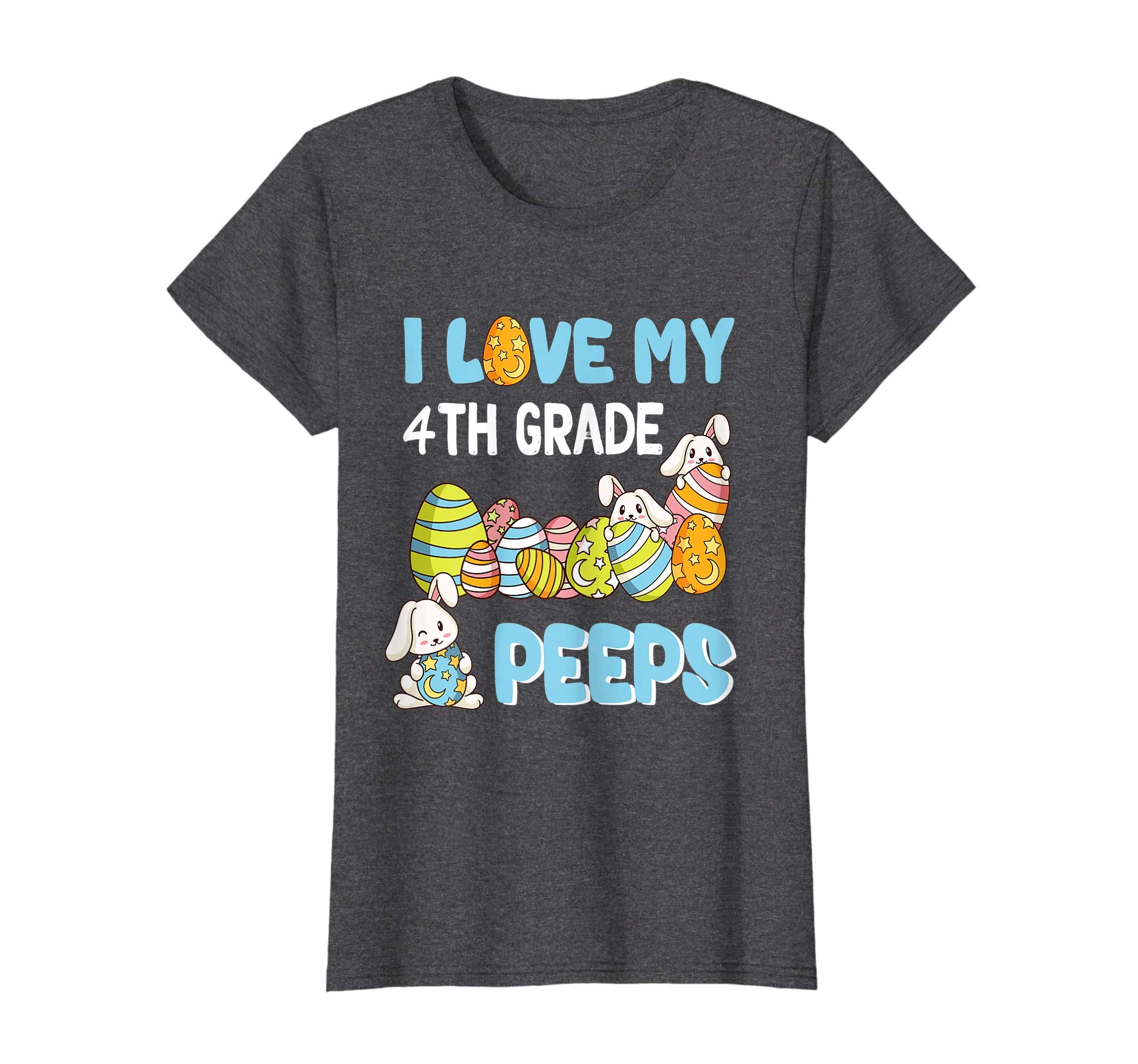 I Love My 4th Grade Peeps T-Shirt Easter Day Gift
