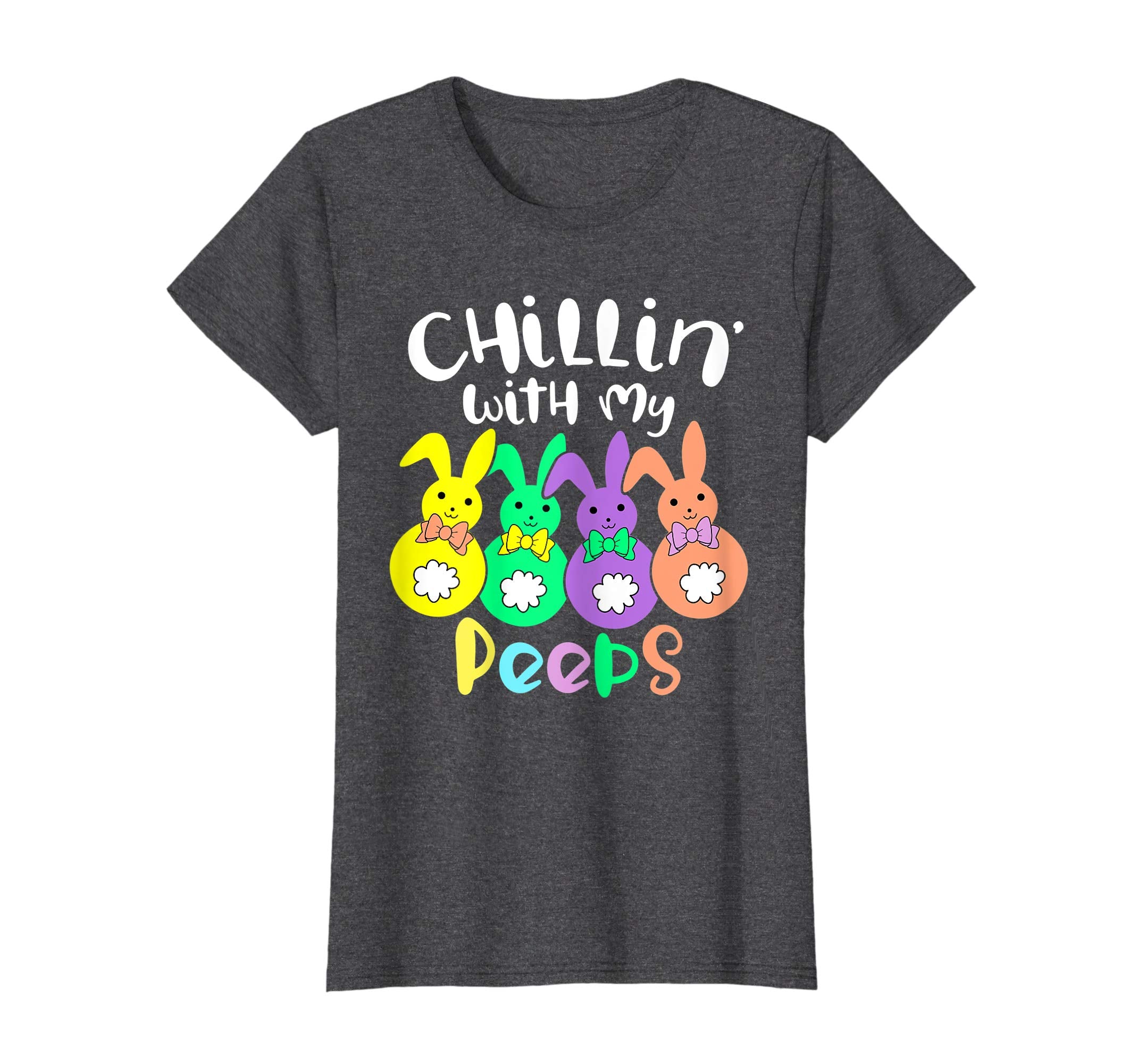 Chillin With My Peeps Happy Easter Kids Boys Girls T Shirt