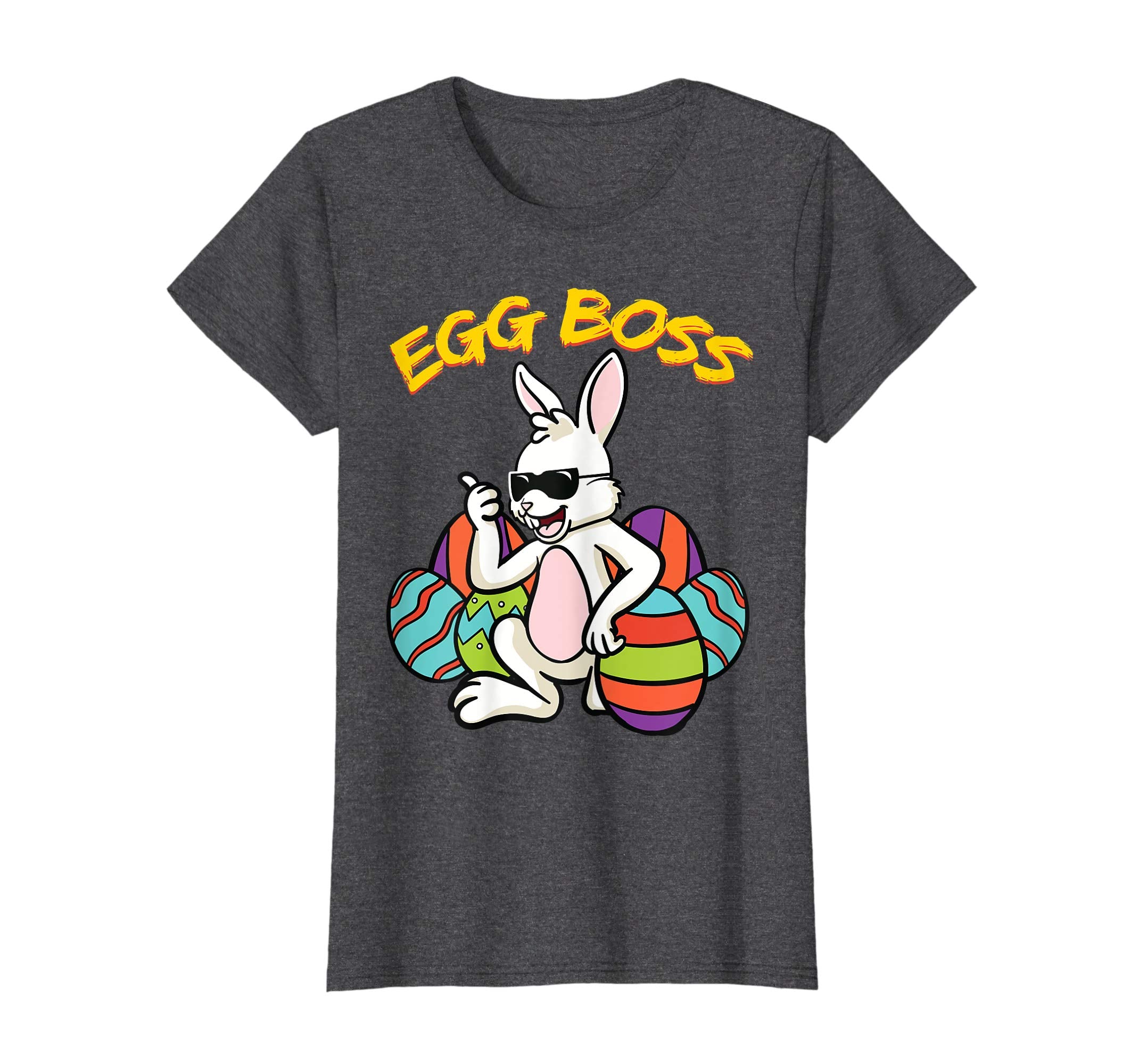 Egg Boss Shirt Easter Day Gift Idea Cool Rabbit Eggs Holiday