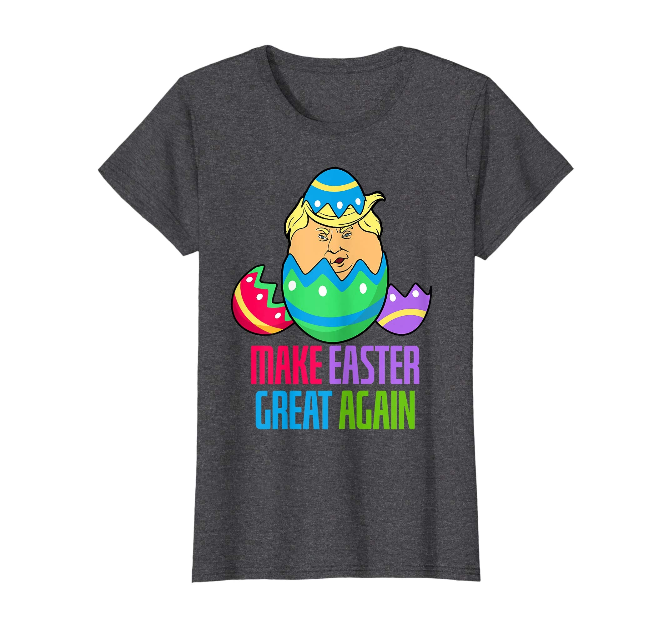 Make Easter great again Donald Trump Egg Hunt T Shirt Women