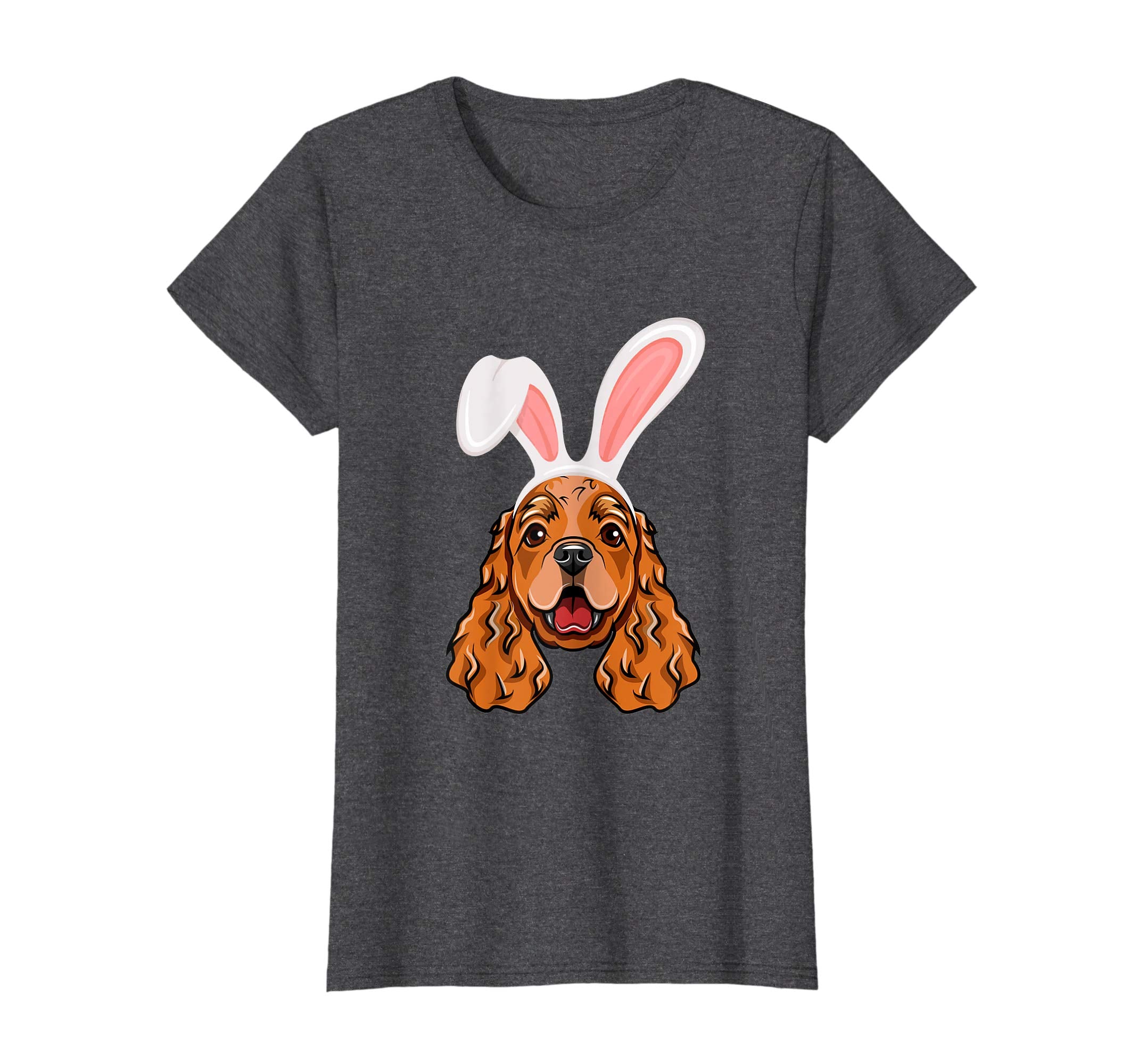 Spaniel Dressed As Easter Bunny With Rabbit Ears T-Shirt