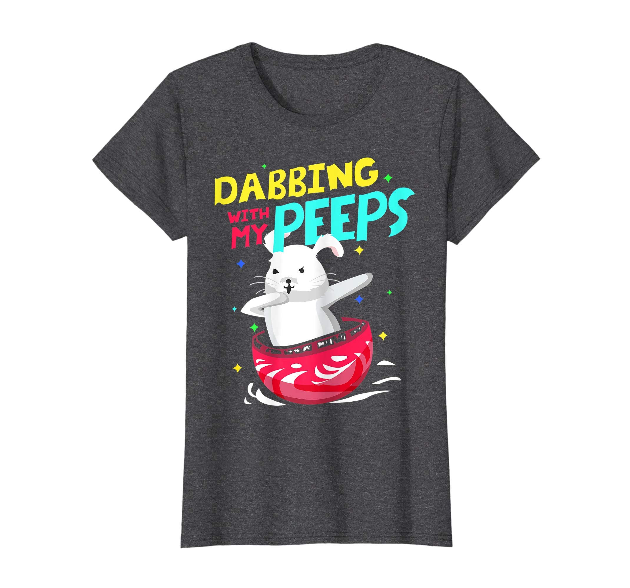 Dabbing Easter Bunny Shirt Dabbing with My Peeps Kids Gift.