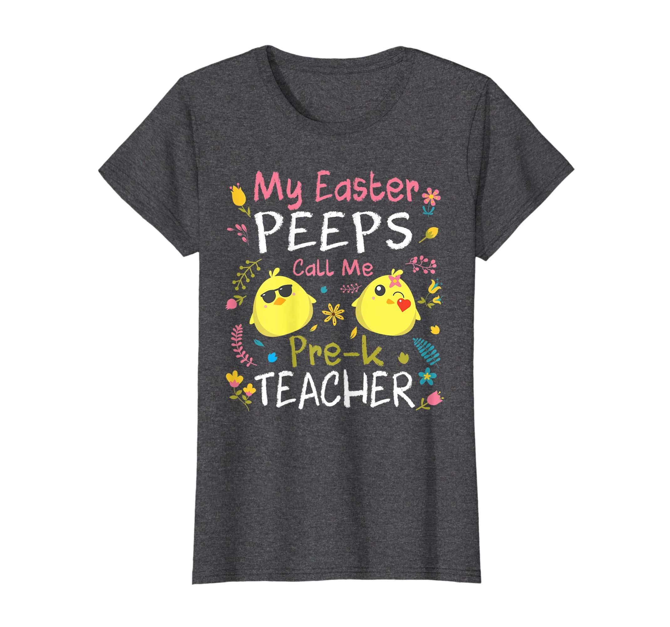 My Easter Peeps Chicks Call Me Pre-k Teacher Easter Shirt
