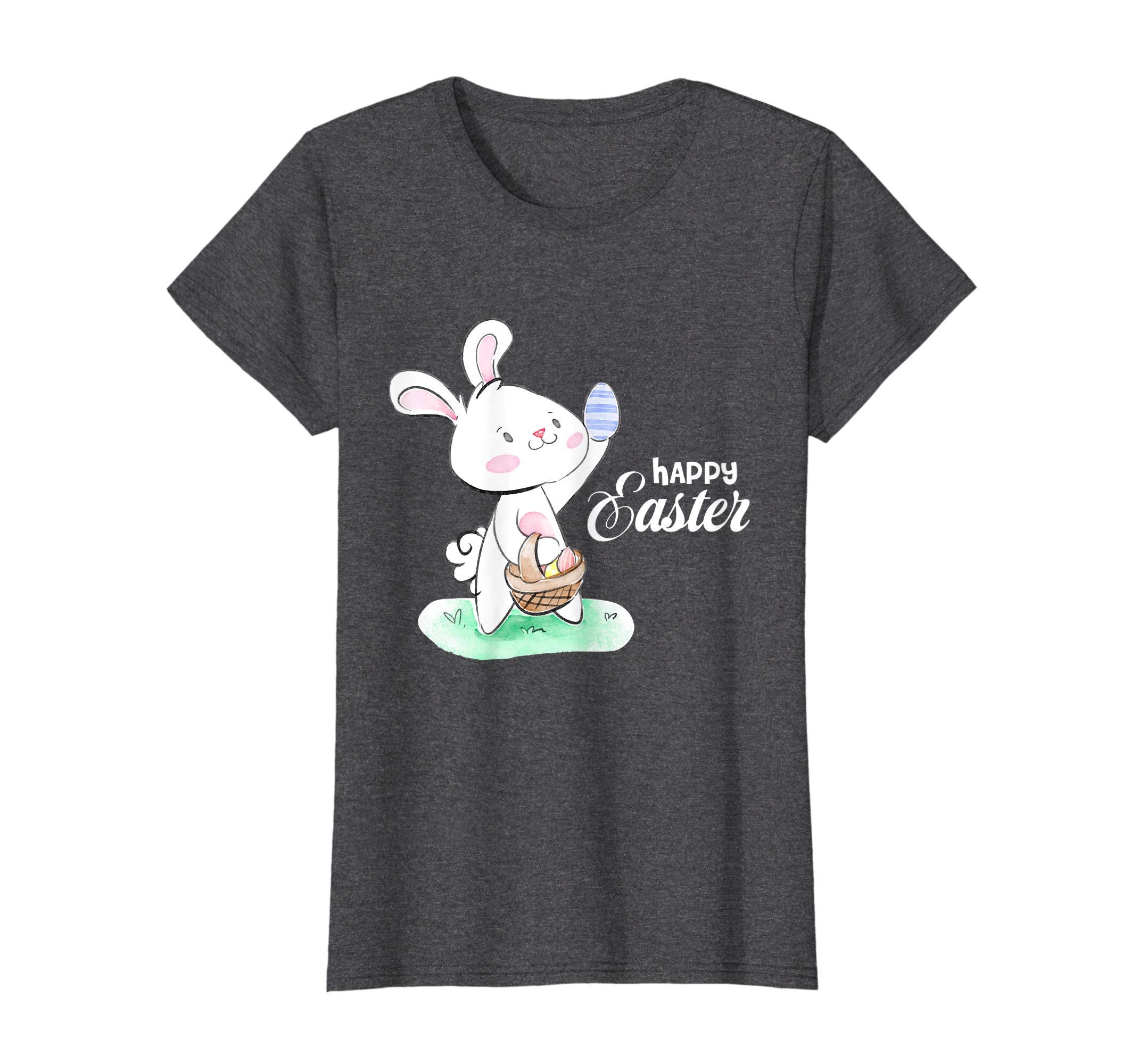 Happy Easter Real Bunny T Shirt Colorful Egg Hunt
