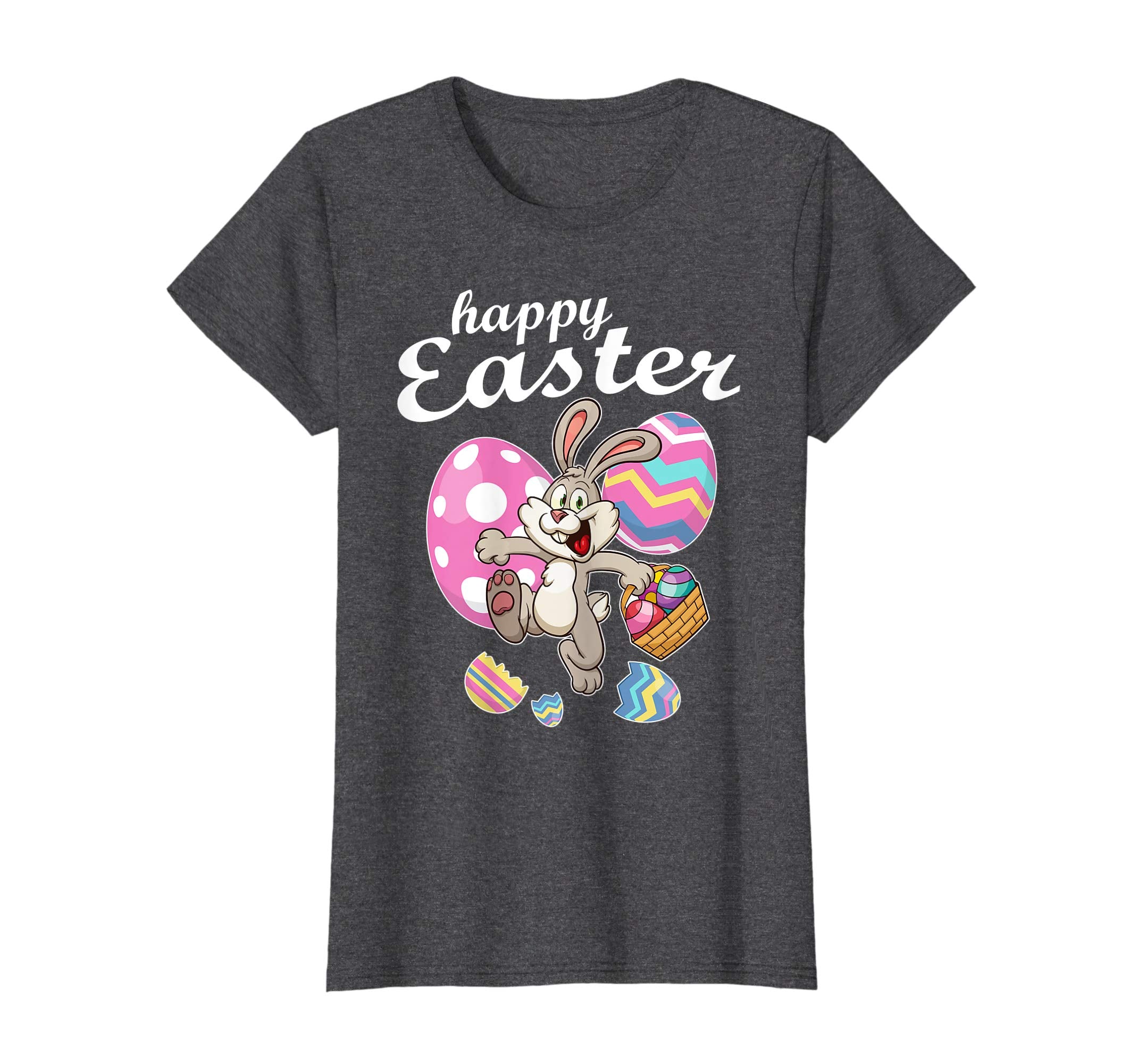 Bunny Rabbit Playing With Easter Eggs Happy Easter Day Shirt